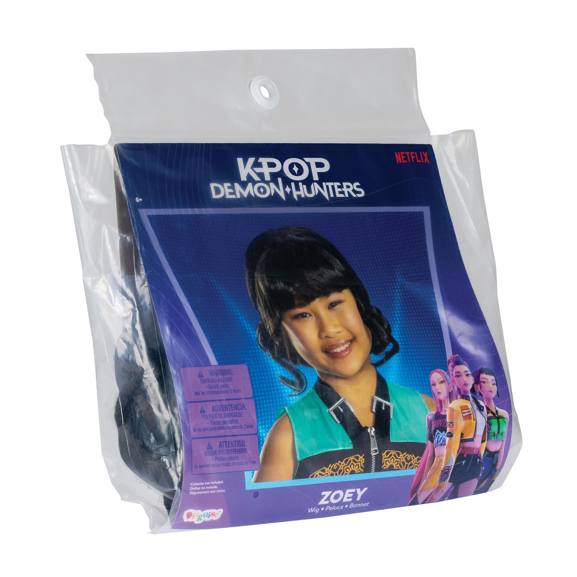 K-Pop Demon Hunters (Netflix) Zoey Child Costume Wig | One Size Fits Most