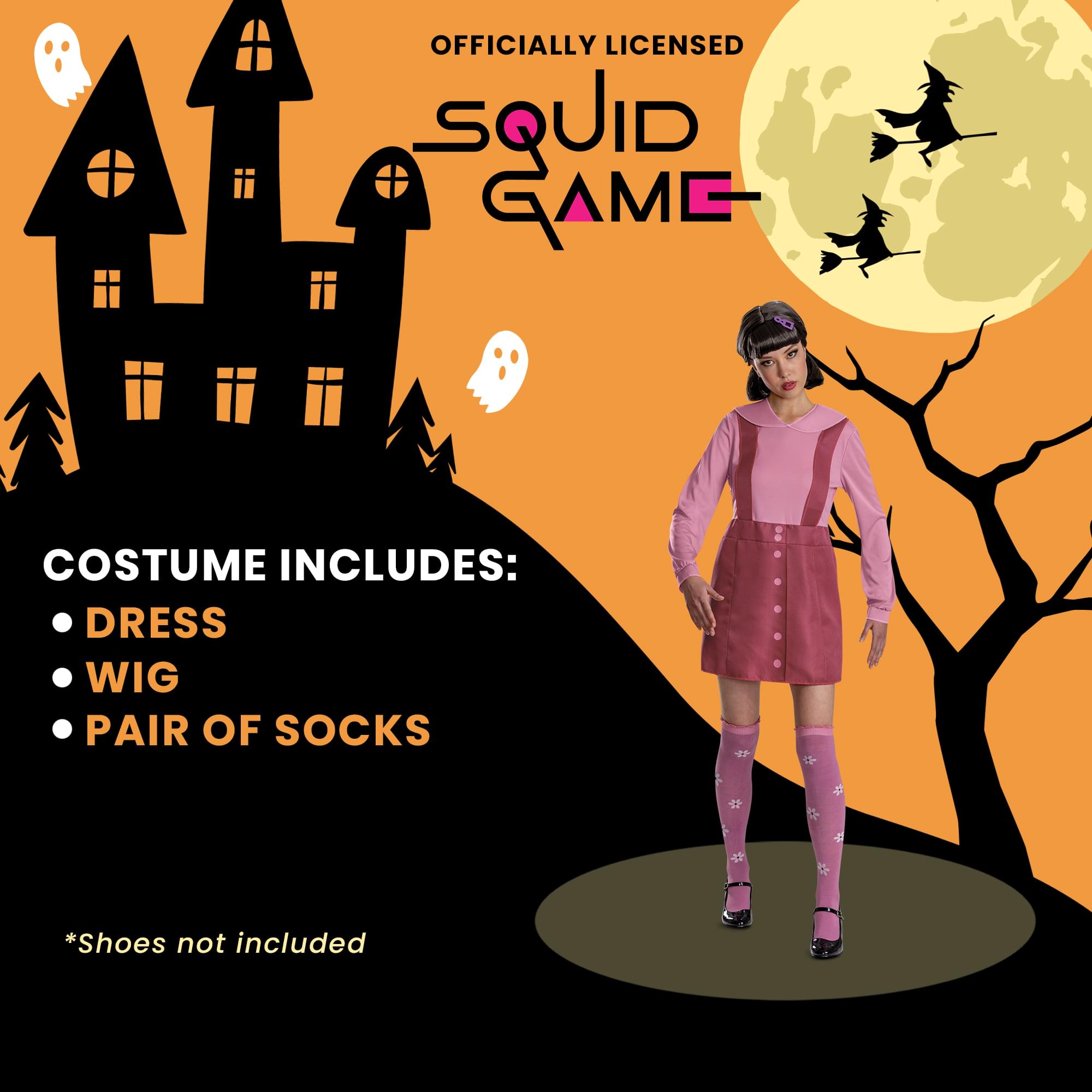 Squid Game Young-Hee Doll Deluxe Adult Costume