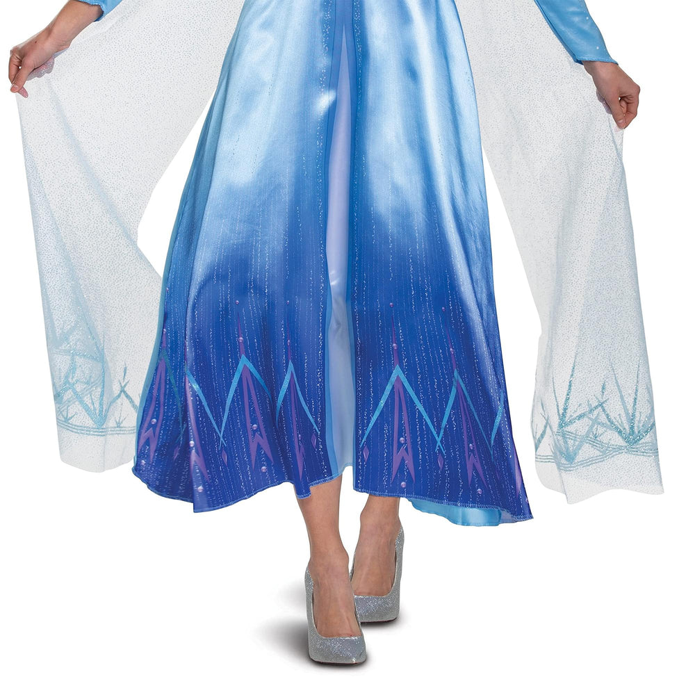 Frozen 2 Adult Elsa Travel Outfit Costume