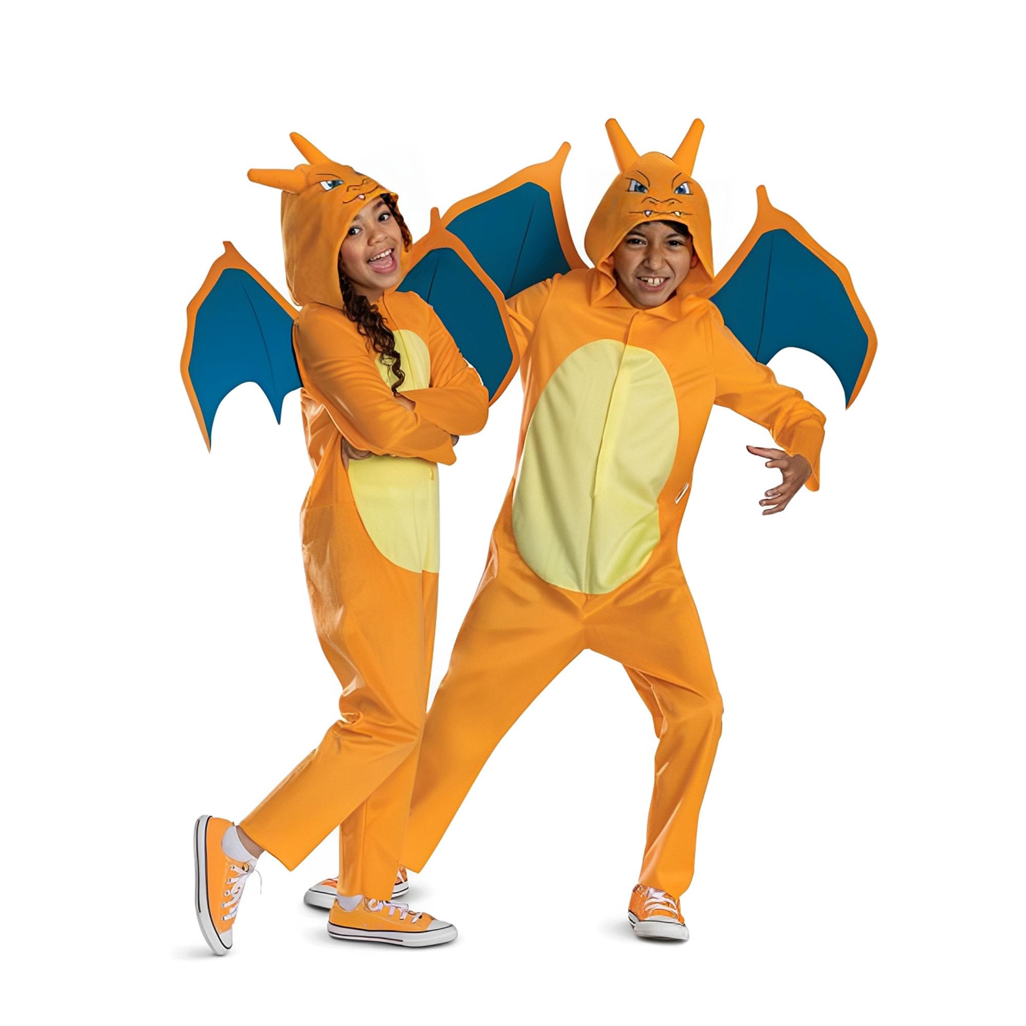Pokemon Charizard Hooded Child Costume Jumpsuit