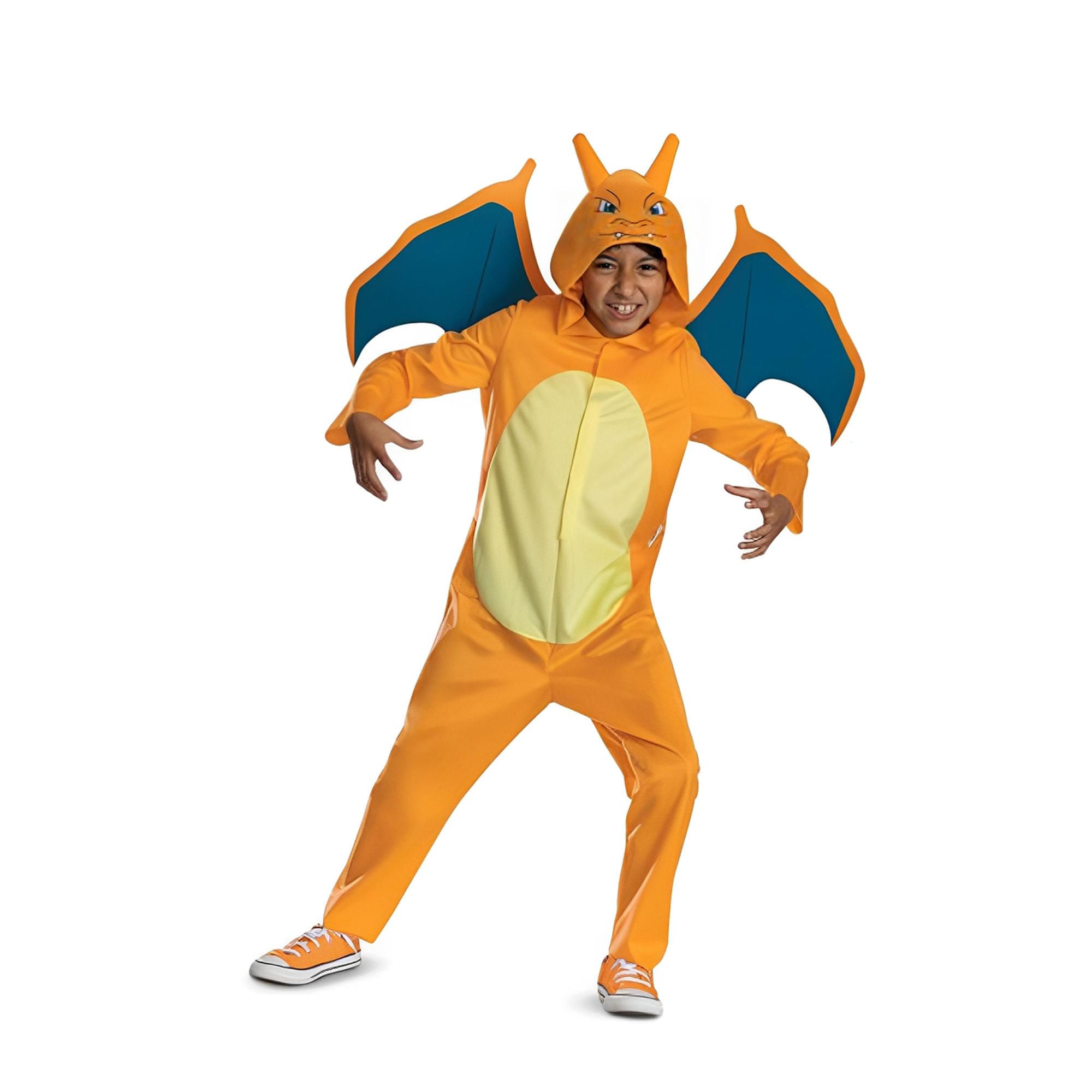 Pokemon Charizard Hooded Child Costume Jumpsuit
