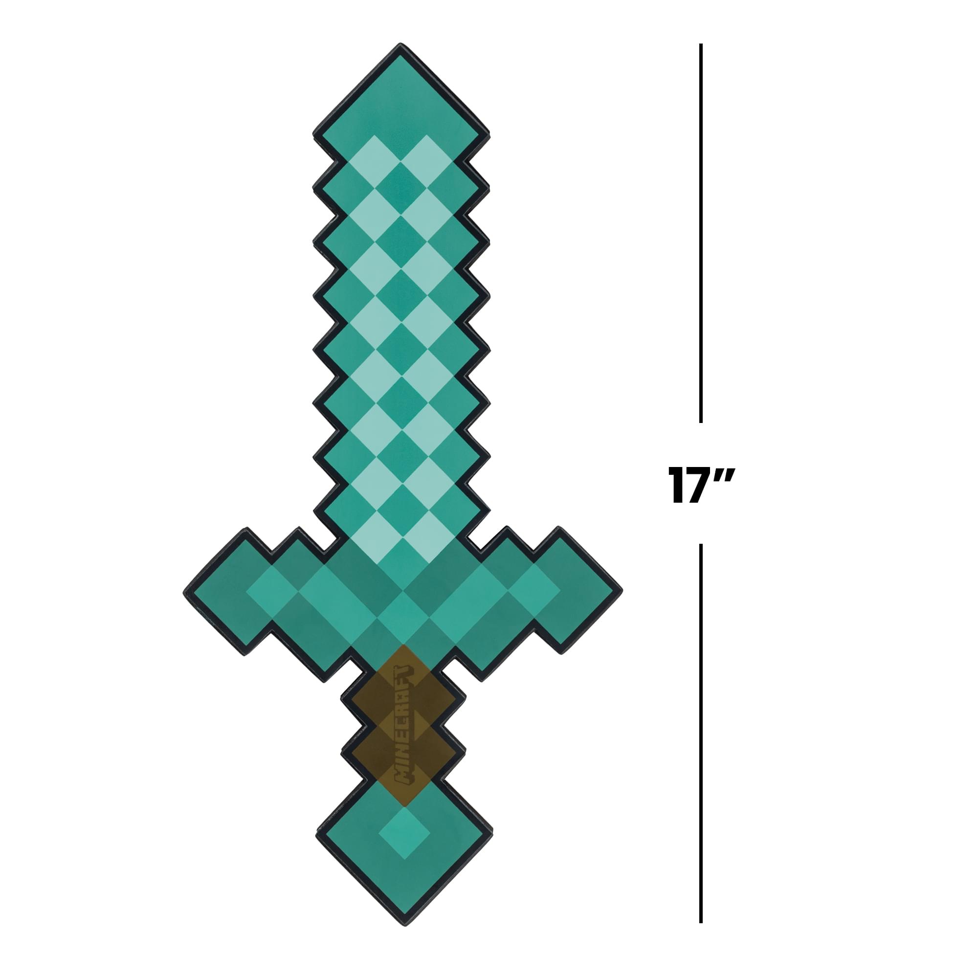 Minecraft Foam Sword and Pickaxe Costume Accessory Set