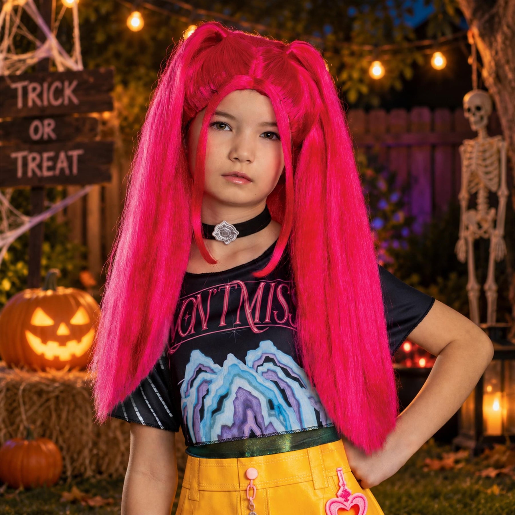 K-Pop Demon Hunters (Netflix) Mira Child Costume Wig | One Size Fits Most