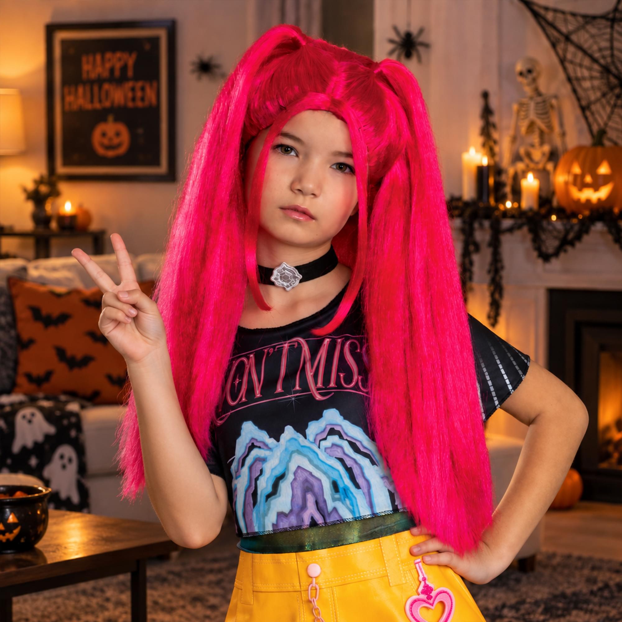 K-Pop Demon Hunters (Netflix) Mira Child Costume Wig | One Size Fits Most