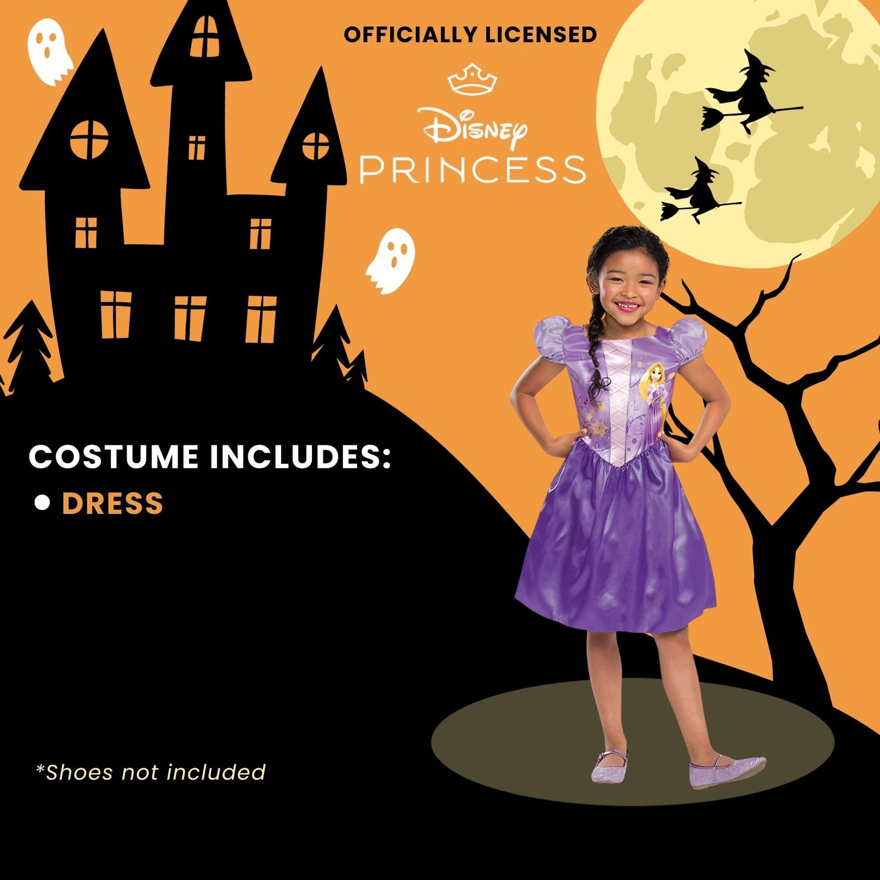 Disney Tangled Rapunzel Basic Plus Child Costume