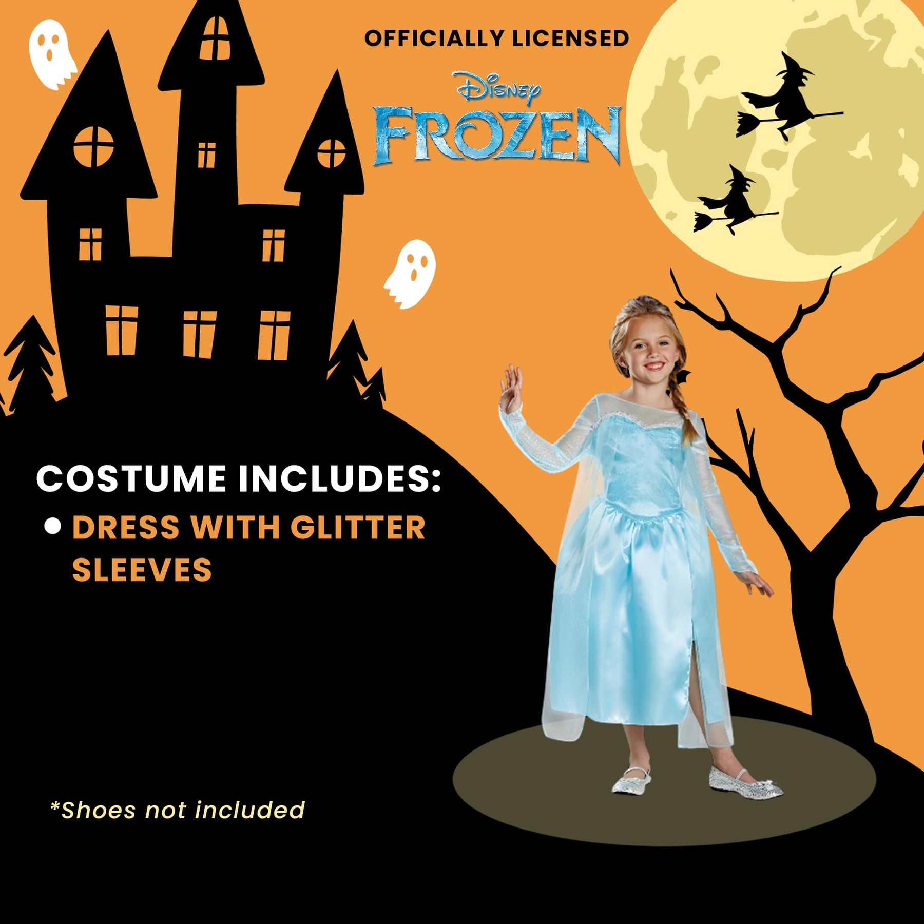 Disney Frozen Elsa Calssic Child Costume Medium