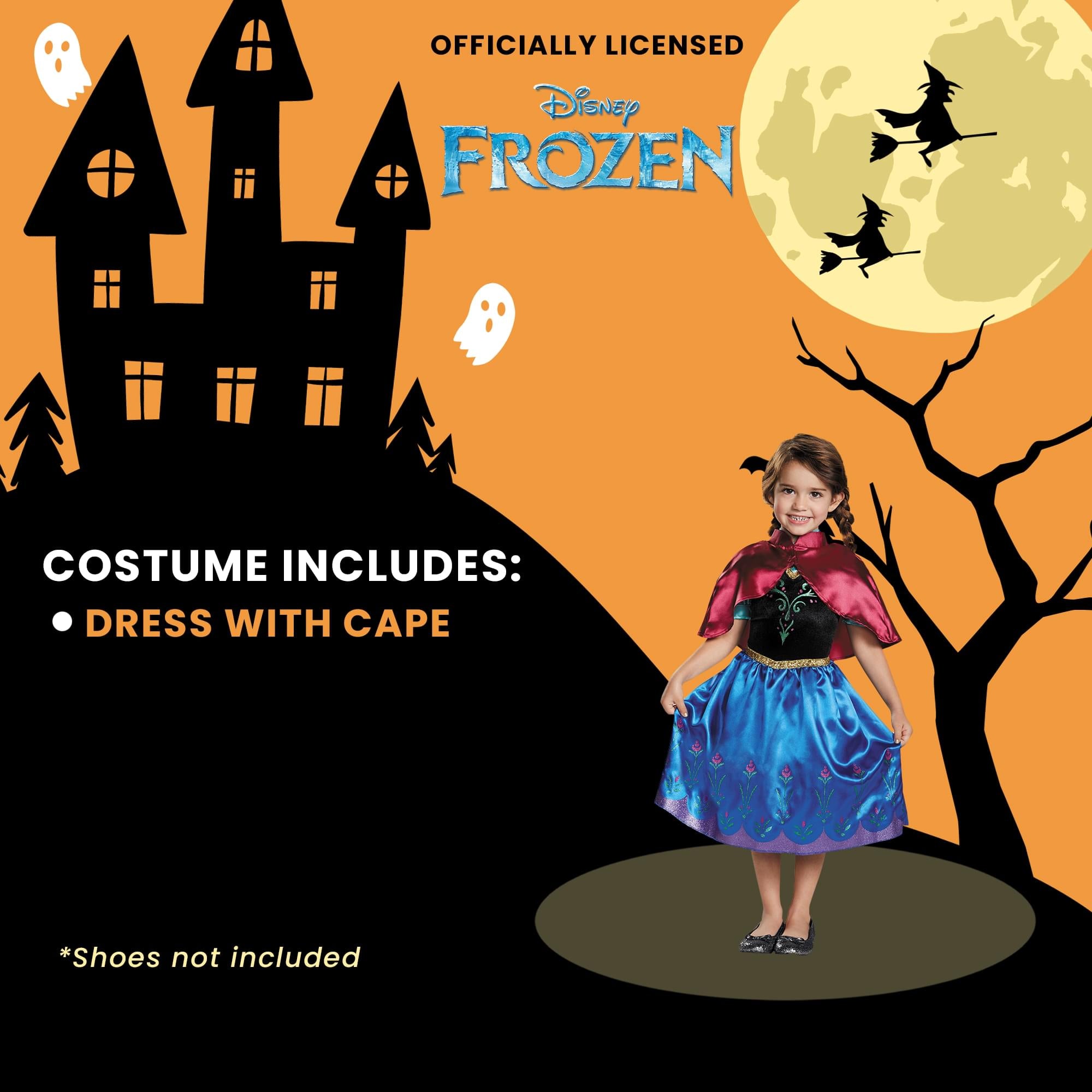 Disney Frozen Anna Traveling Child Costume Medium
