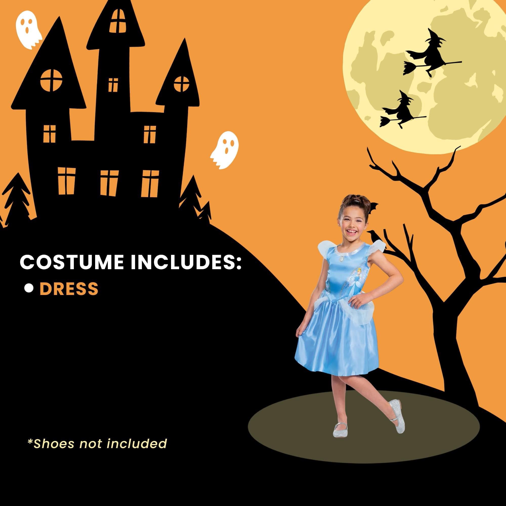 Child Disney Cinderella Basic Plus Costume Medium