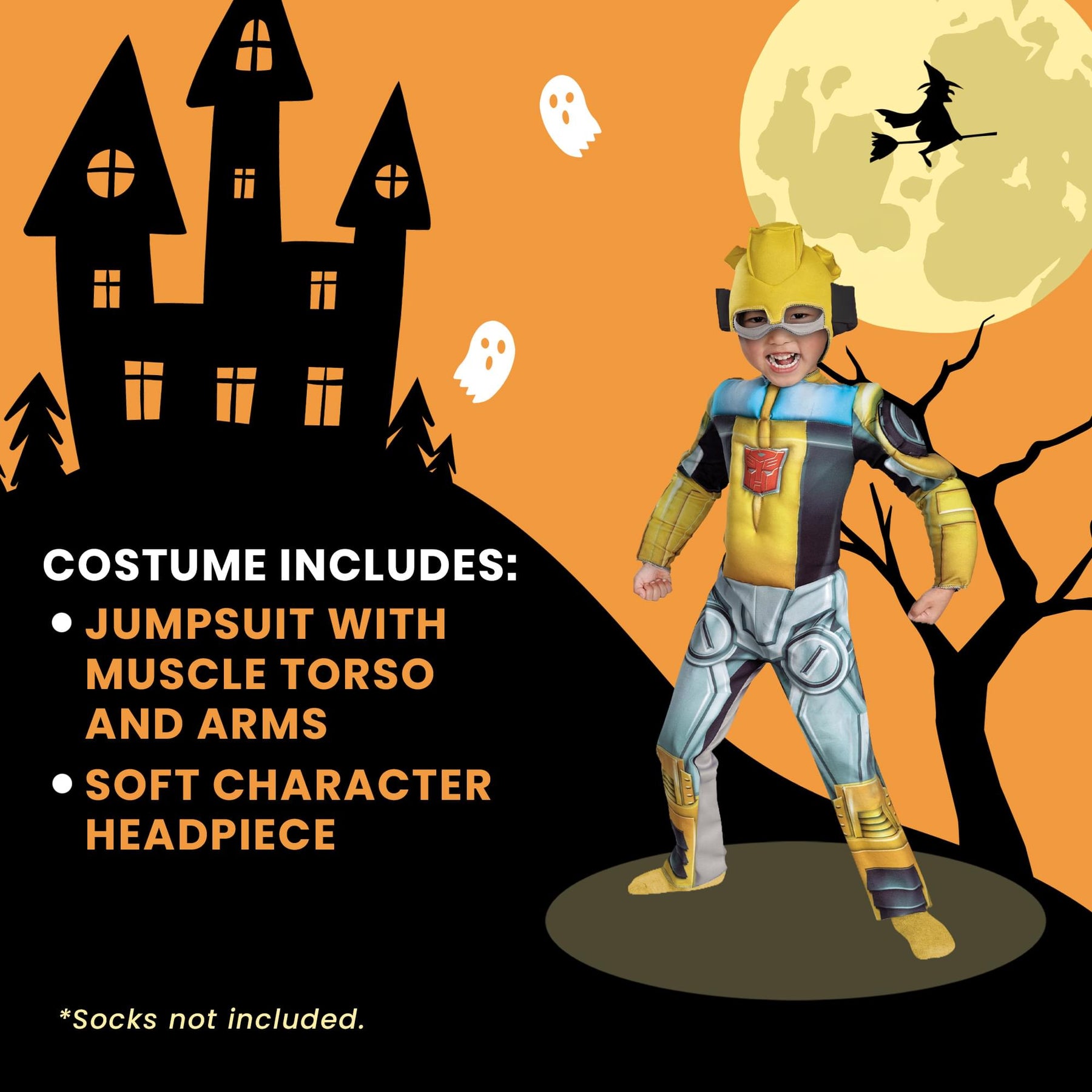 Transformers Rescue Bots Bumblebee Toddler Costume