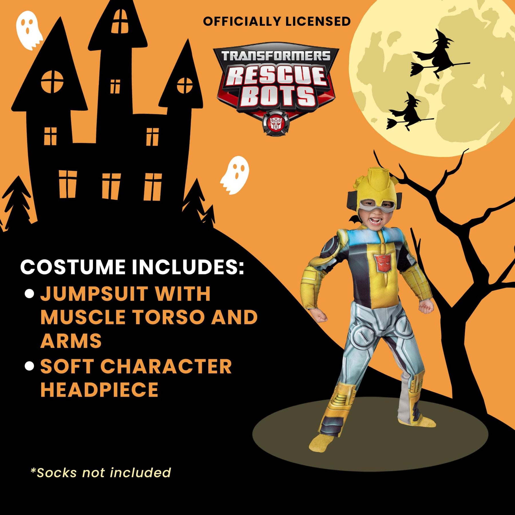 Transformers Rescue Bots Bumblebee Toddler Costume