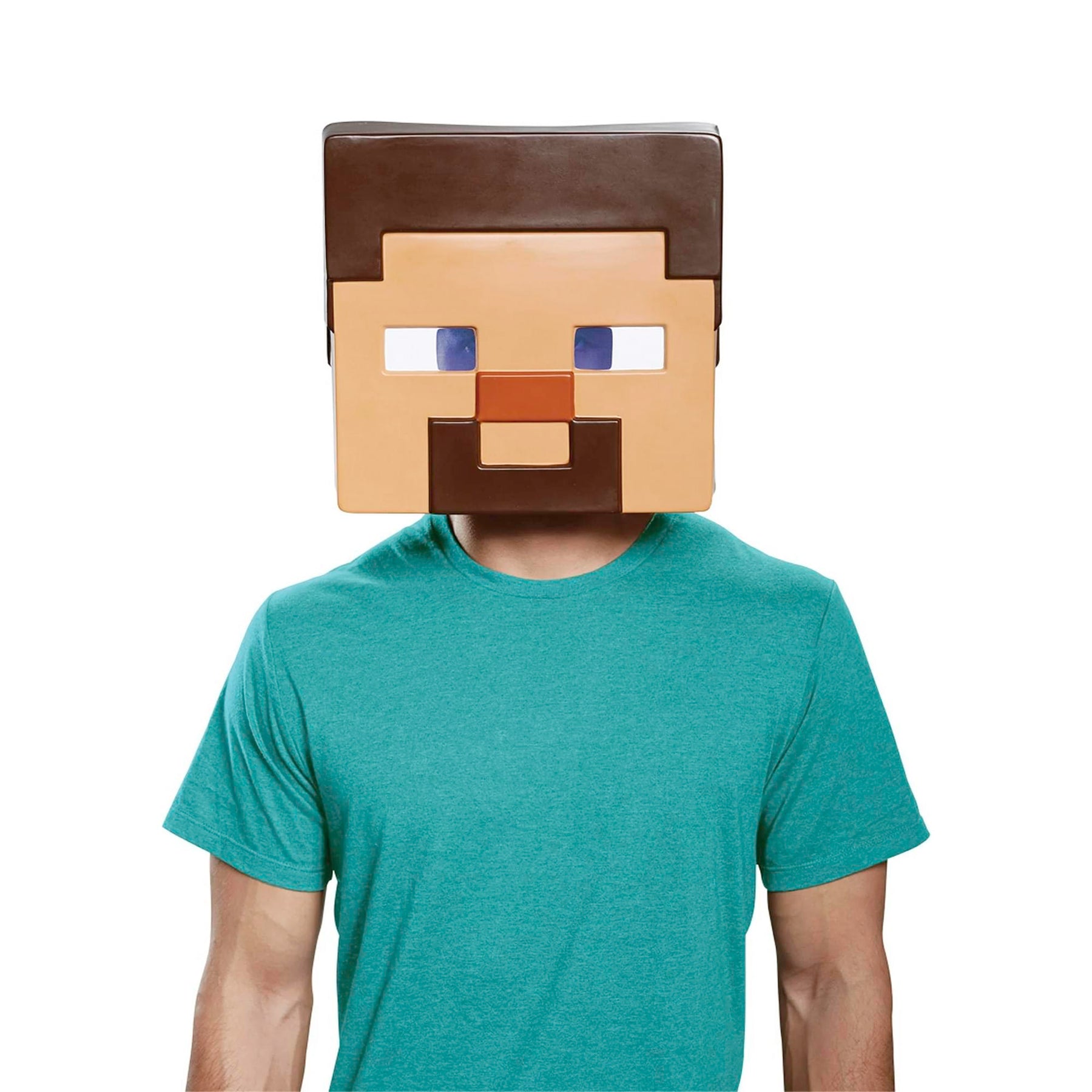 Minecraft Steve Adult Costume Mask | One Size Fits Most