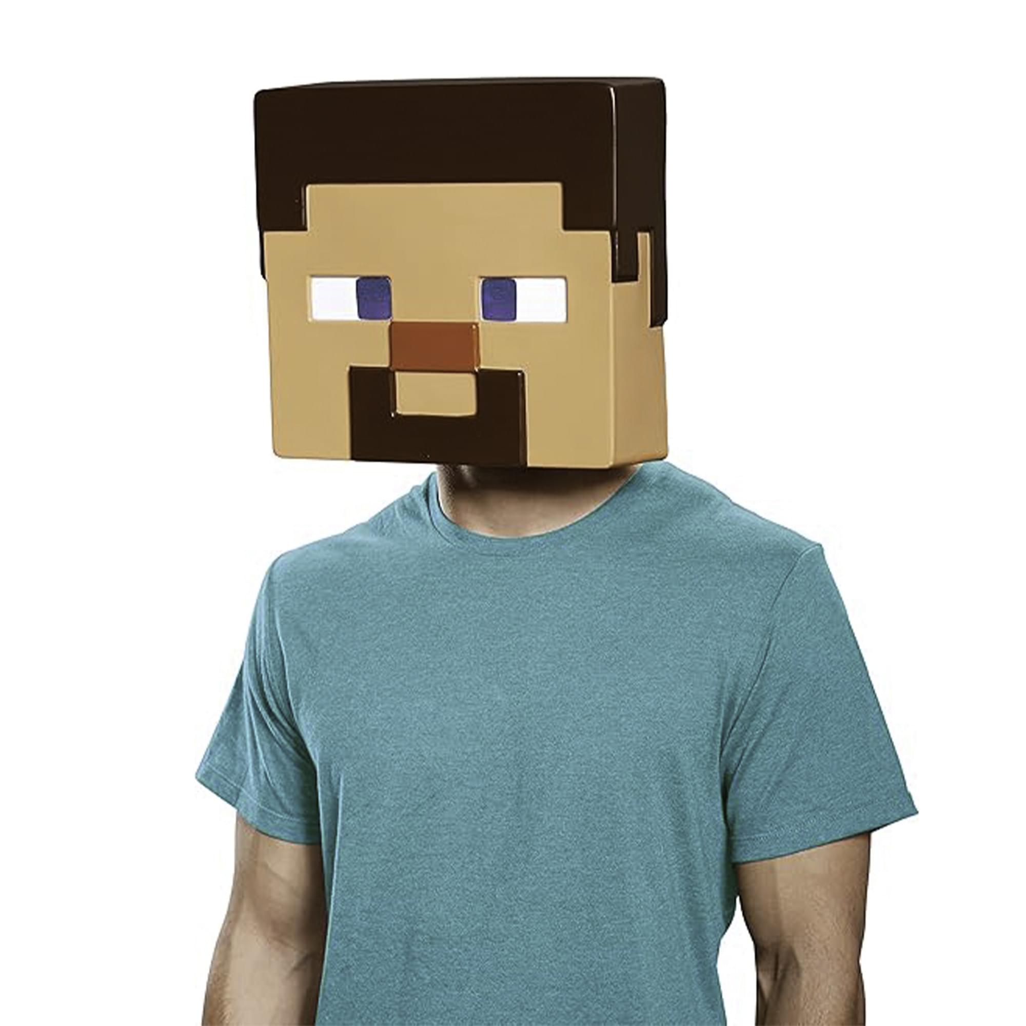 Minecraft Steve Adult Costume Mask | One Size Fits Most