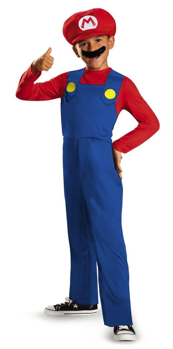 Nintendo Super Mario Bros Mario Classic Child Costume
