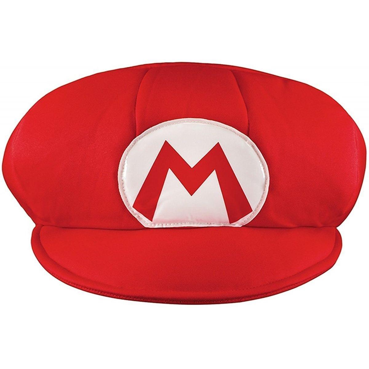 Nintendo Super Mario Bros Mario Adult Costume Hat One Size