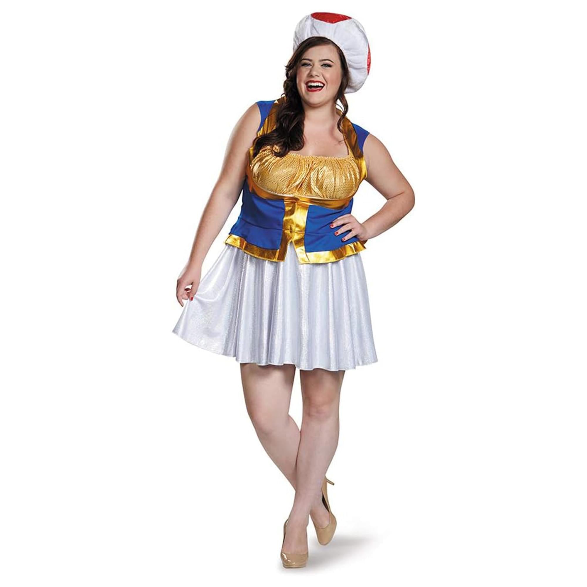 Super Mario Bros Toad Women's Toad Costume Dress