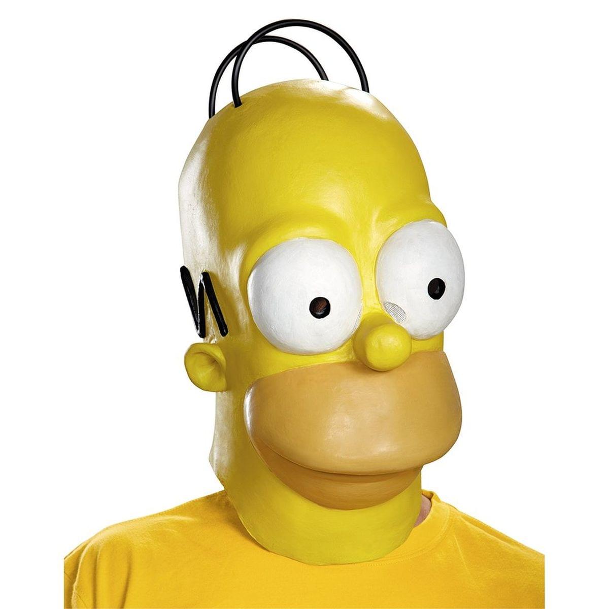 The Simpsons Homer Costume Mask Adult One Size