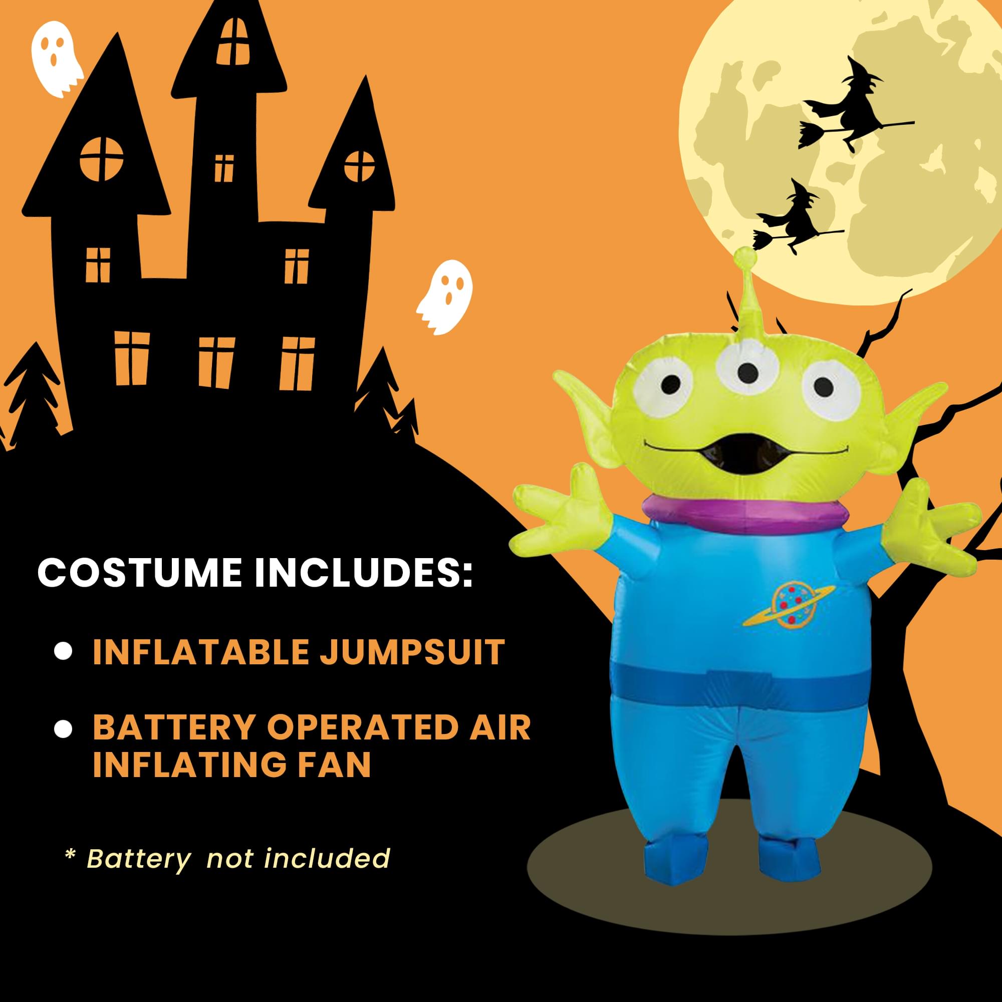 Toy Story 4 Alien Inflatable Adult One Size Adult