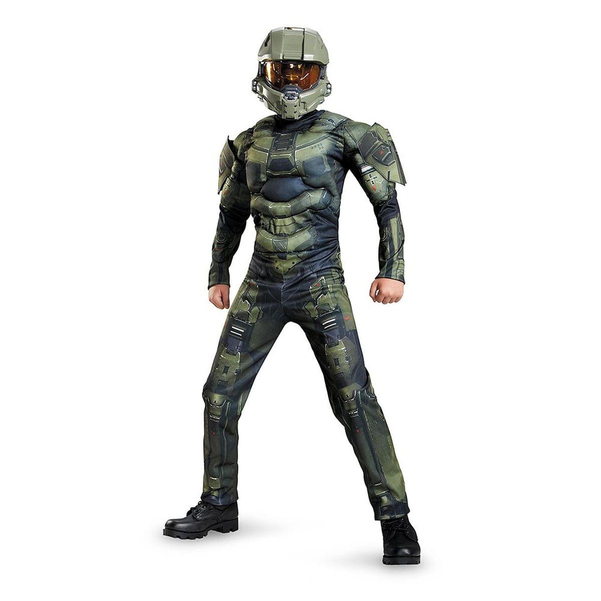 Halo Master Chief Classic Muscle Costume Child