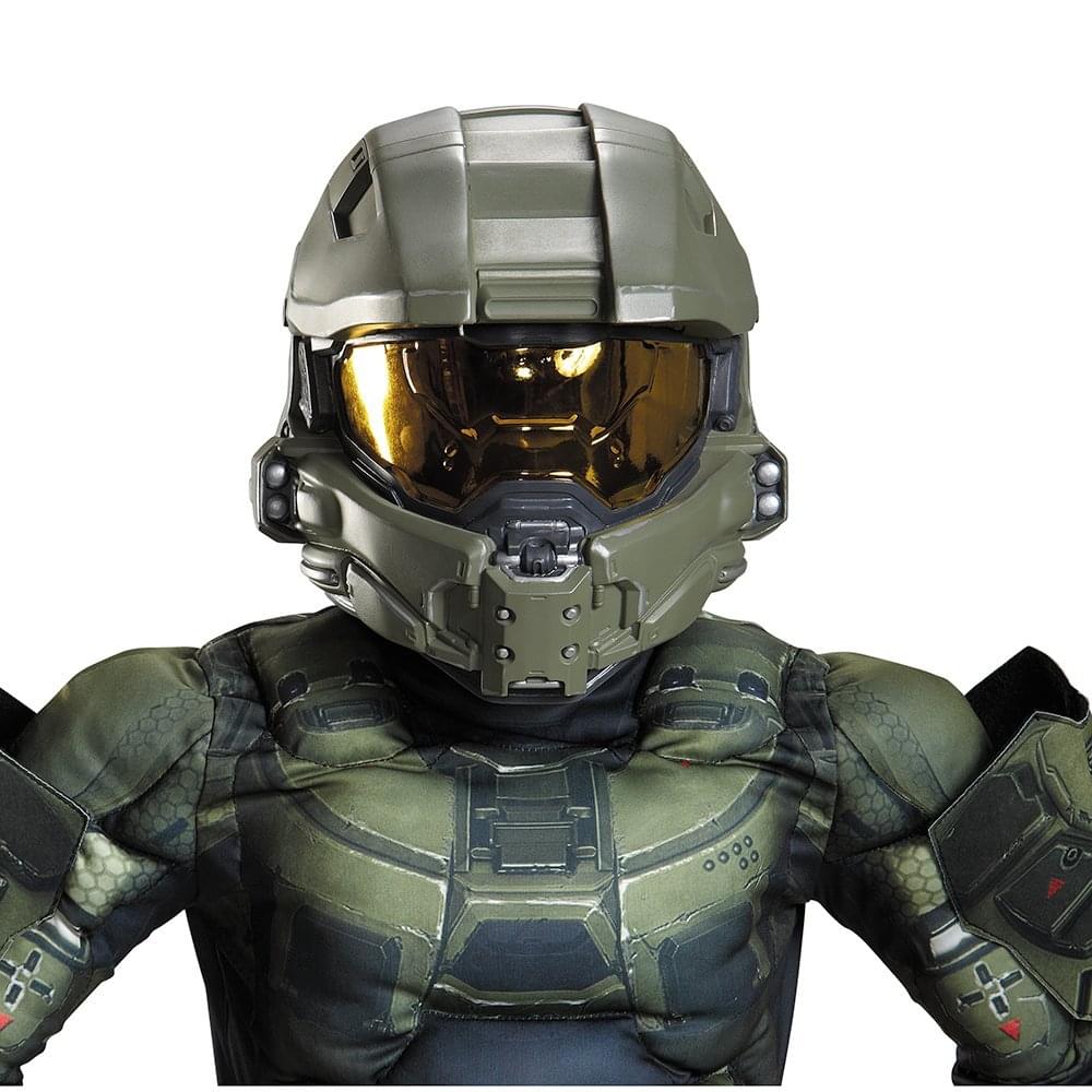 Halo Master Chief Overhead Costume Helmet Child One Size