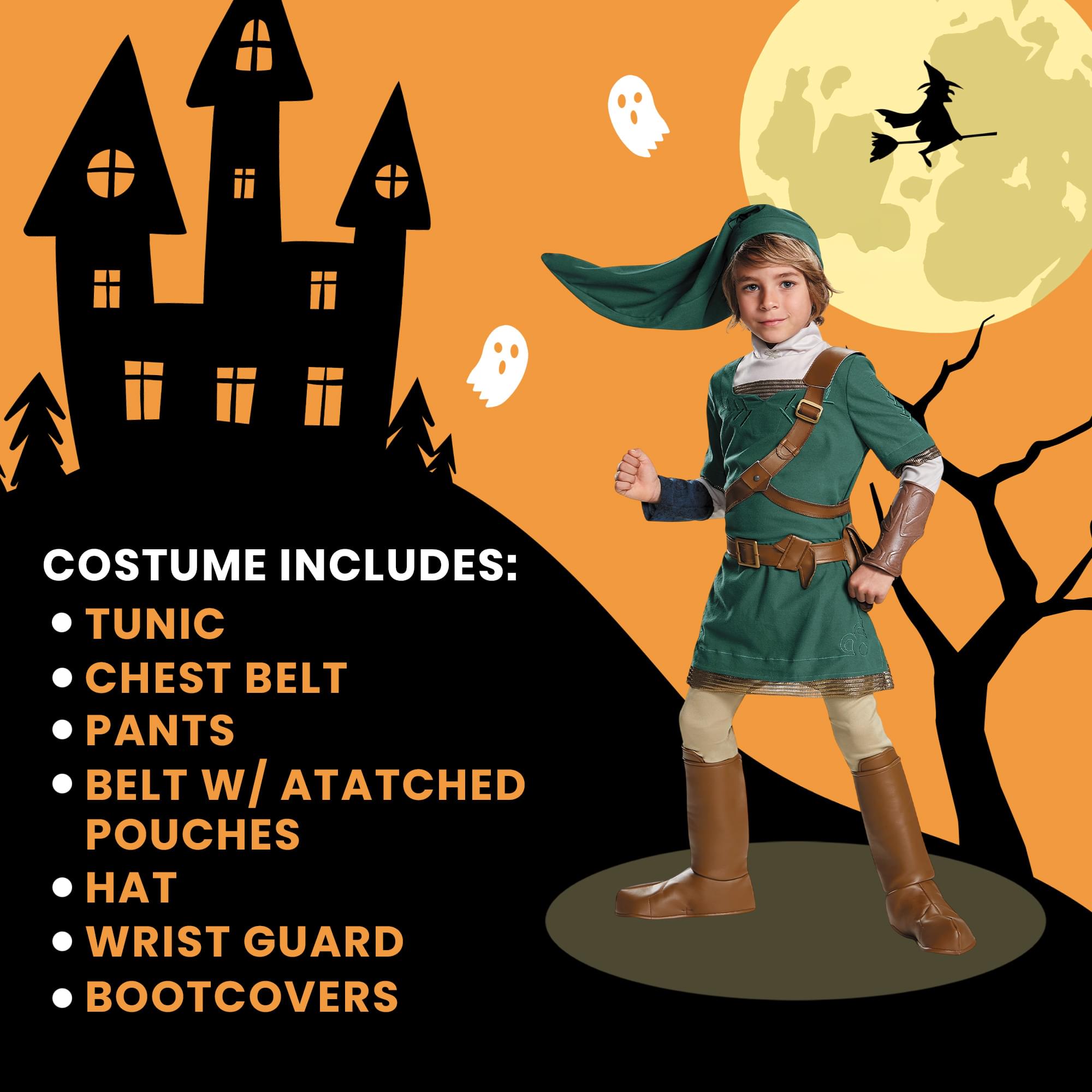 Legend of Zelda Link Prestige Costume Child