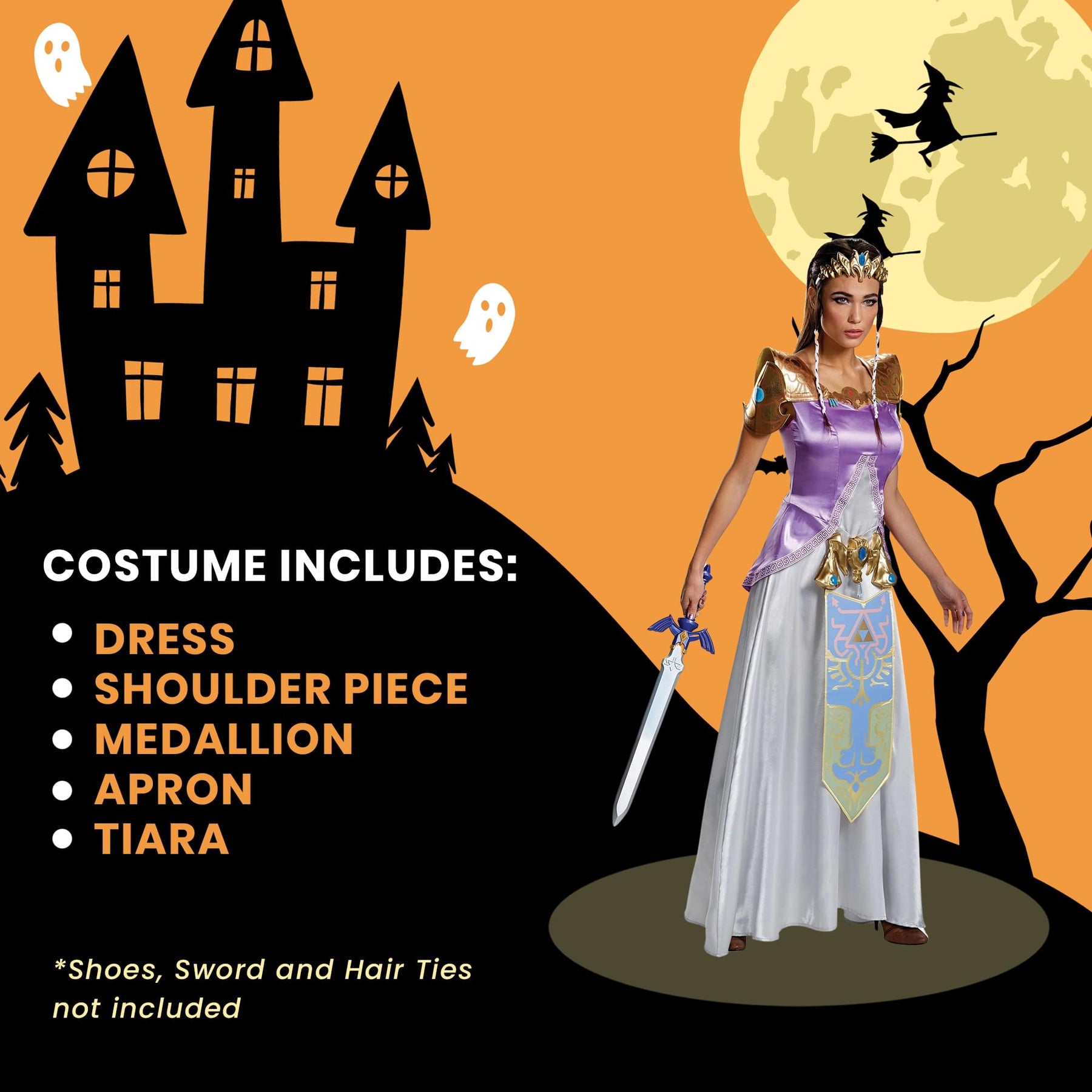 princess zelda dress Legend of Zelda Princess Zelda Deluxe Costume Adult