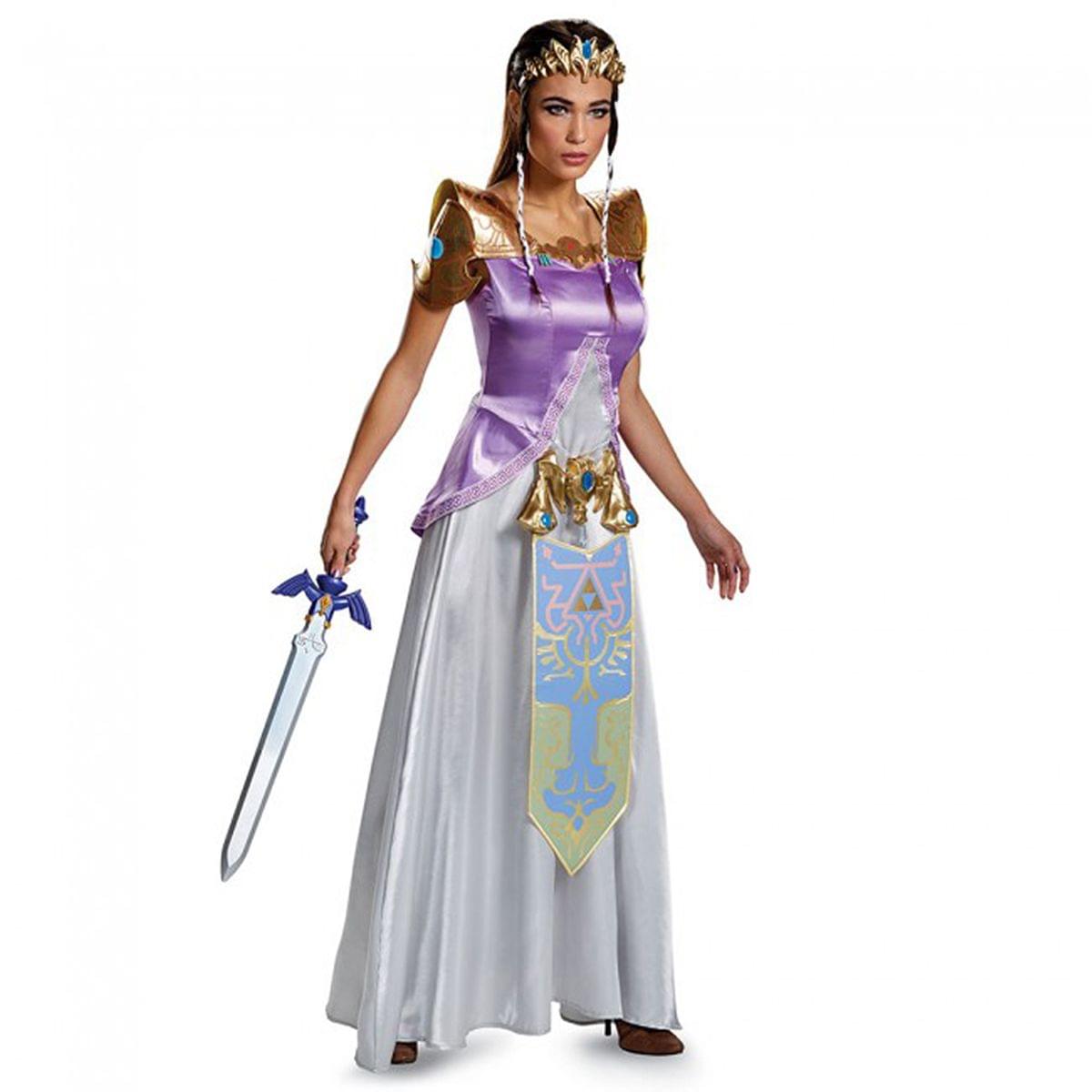 Legend of Zelda Princess Zelda Deluxe Costume Adult Legend of Zelda Princess Zelda Deluxe Costume Adult