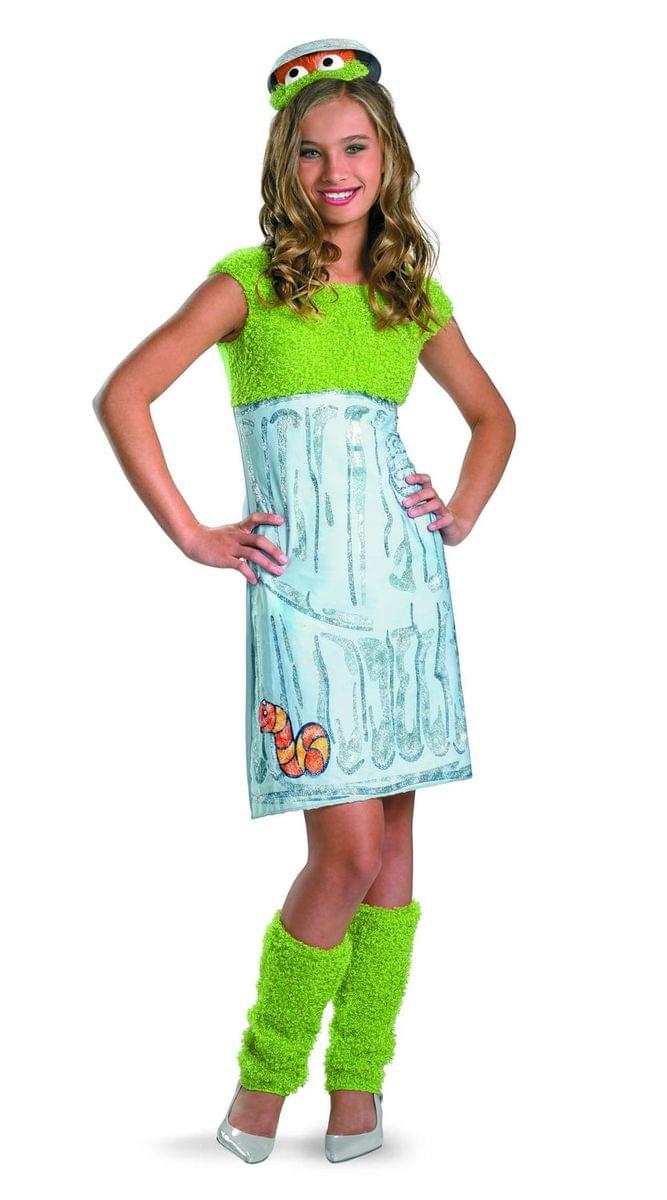 Sesame Street Oscar The Grouch Dress Costume Teen