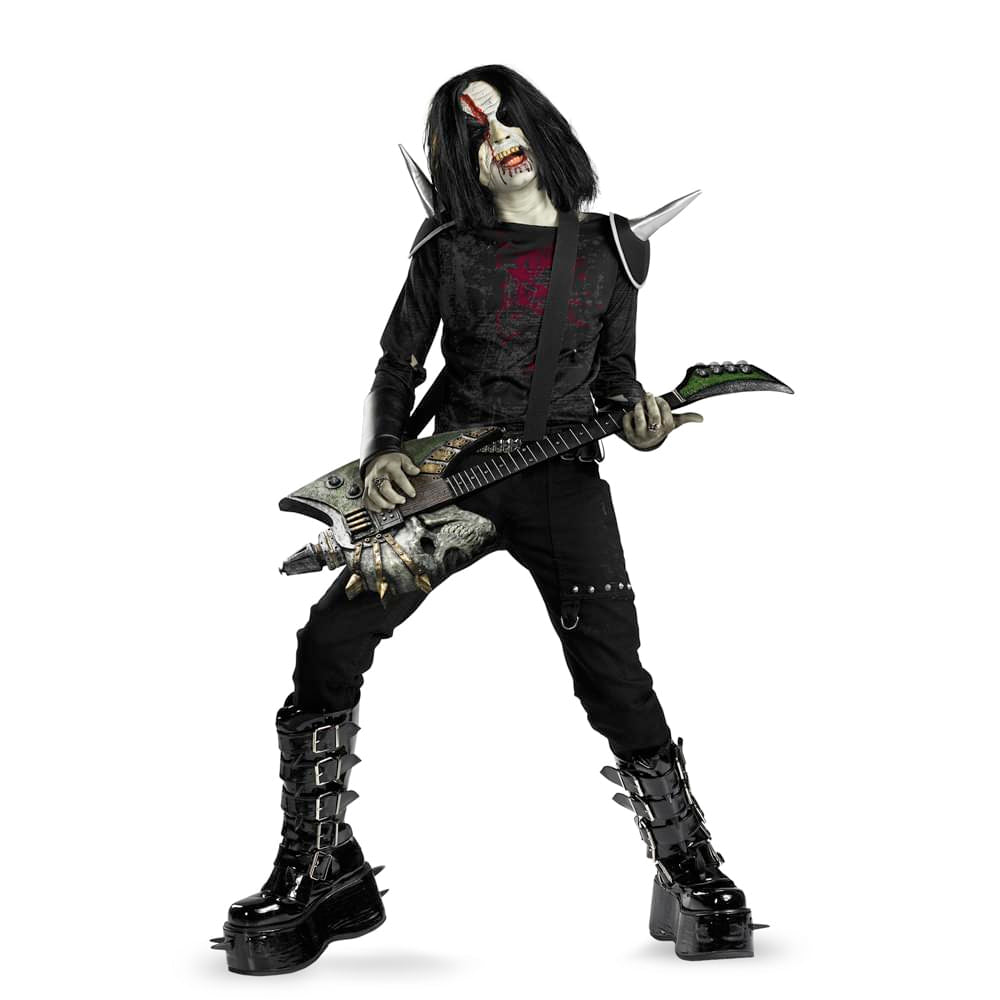 Metal Mayhem Goth Rocker Child Costume Tween