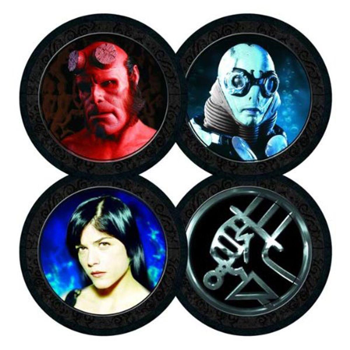 Hellboy Movie Photo 4-Piece Coaster Set