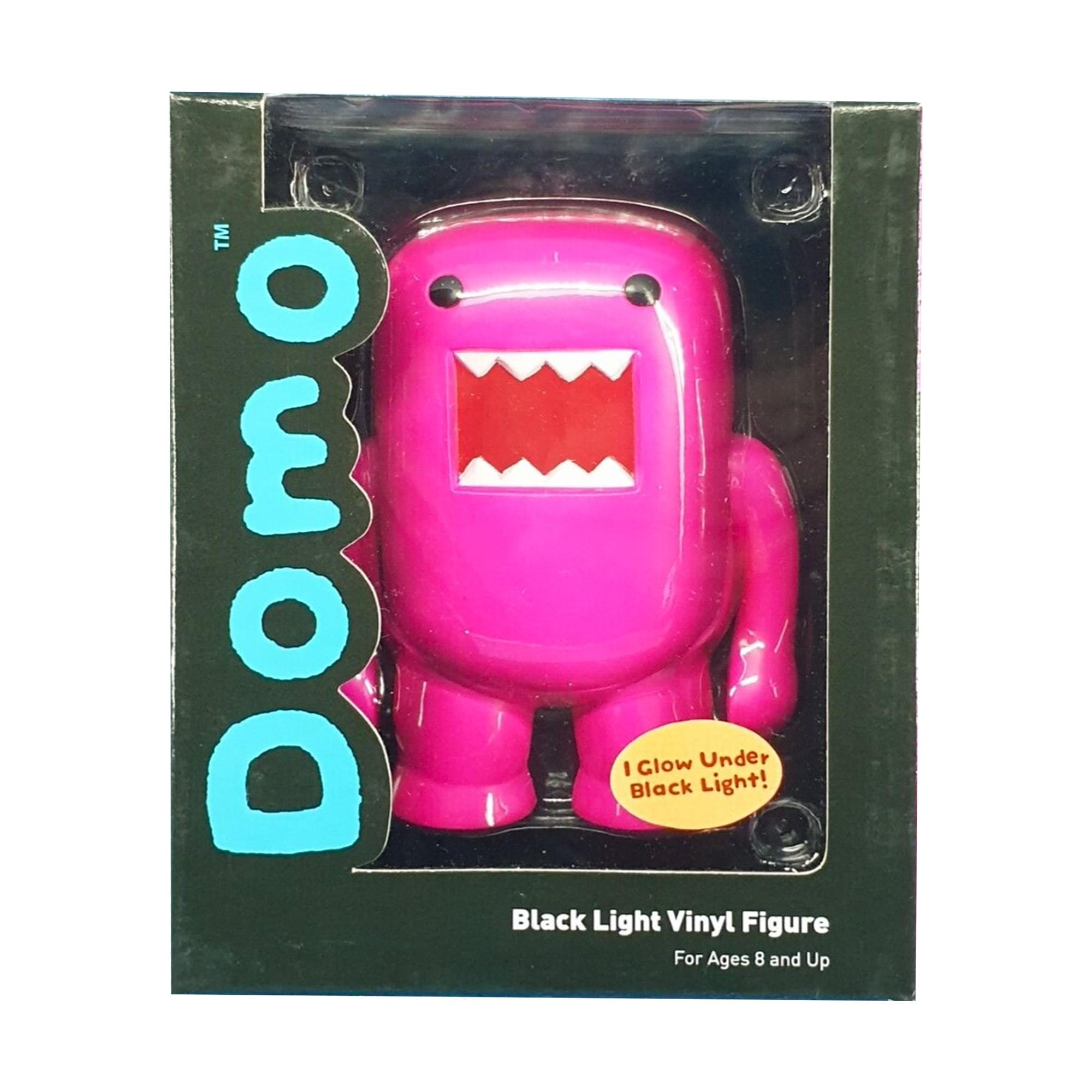Domo 4" Vinyl Figure: Black Light Pink
