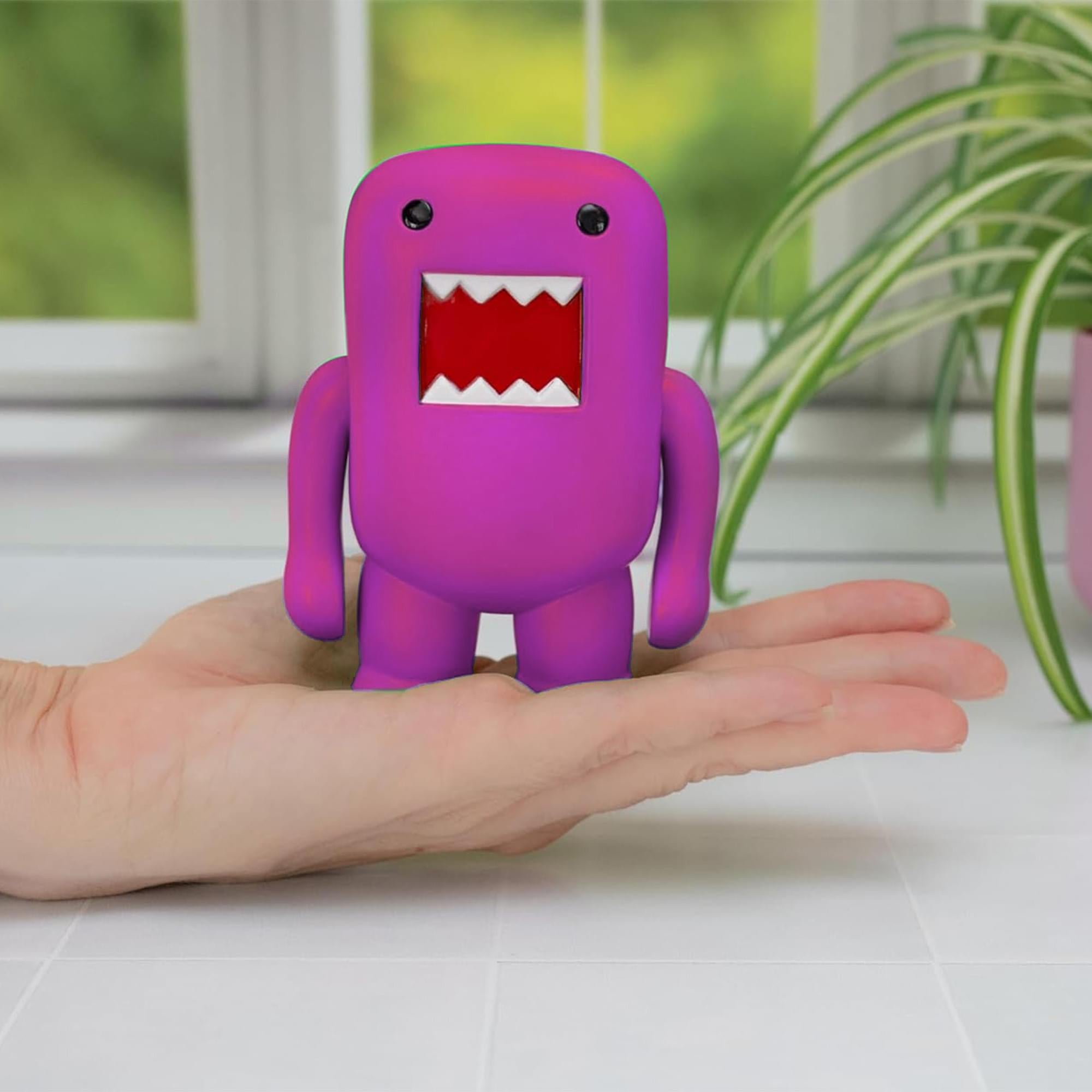 Domo 4" Vinyl Figure: Black Light Pink
