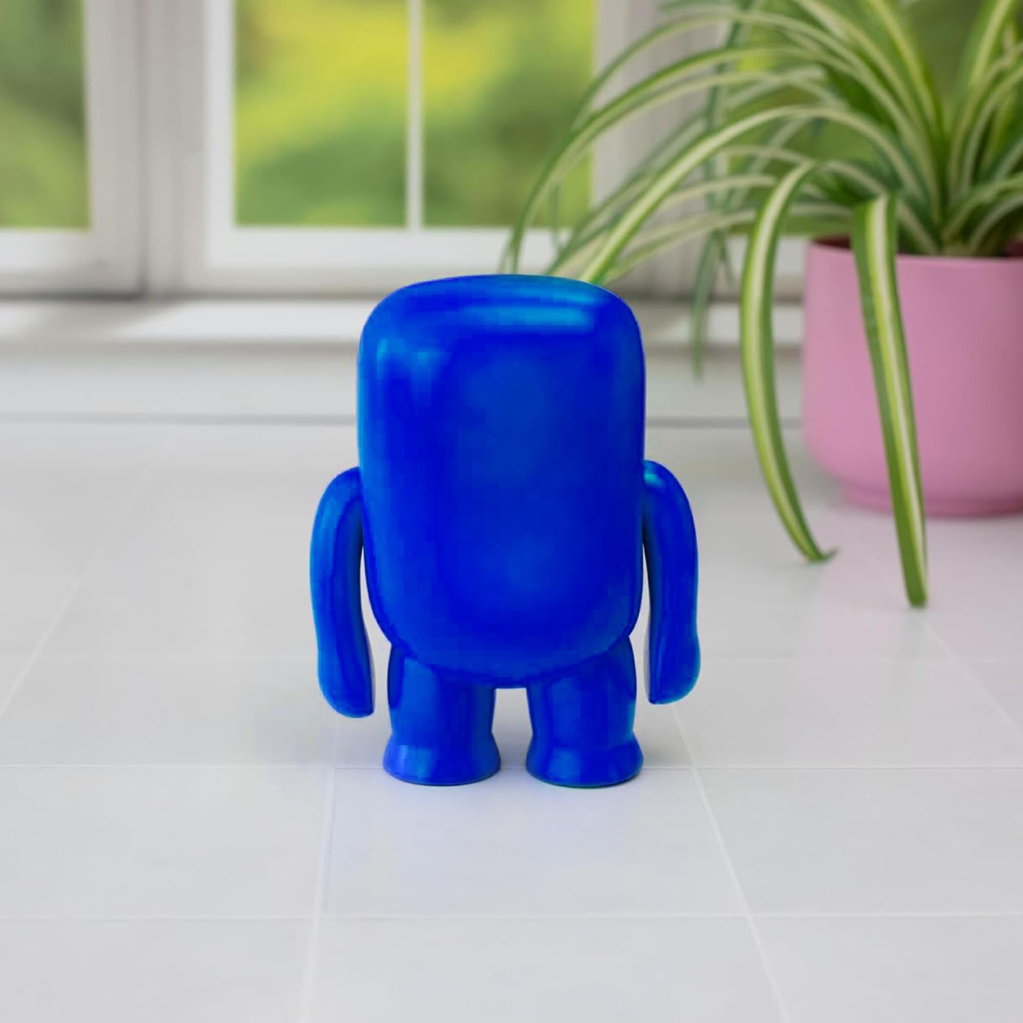 Domo Black Light Blue 4" Vinyl Figure