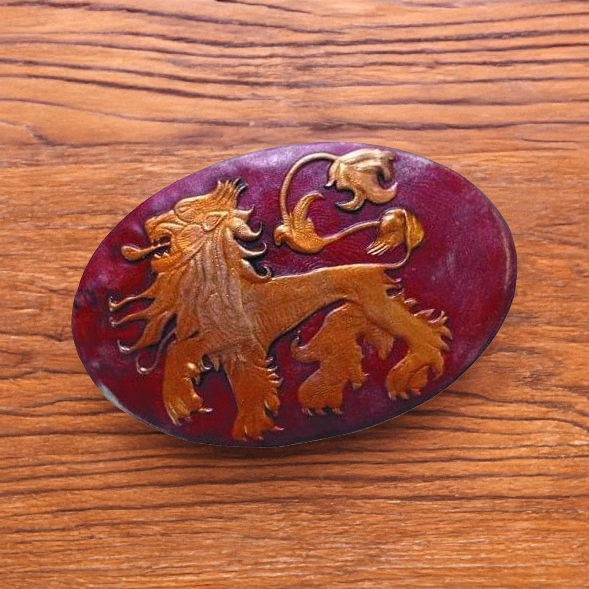Game Of Thrones Metal Shield Pin Lannister