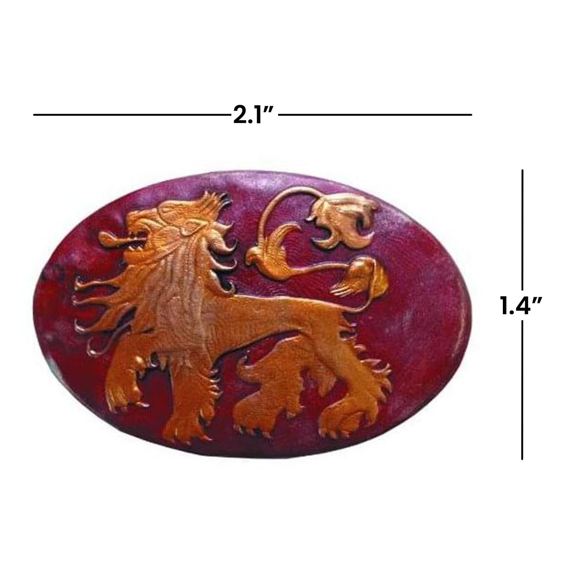 Game Of Thrones Metal Shield Pin Lannister
