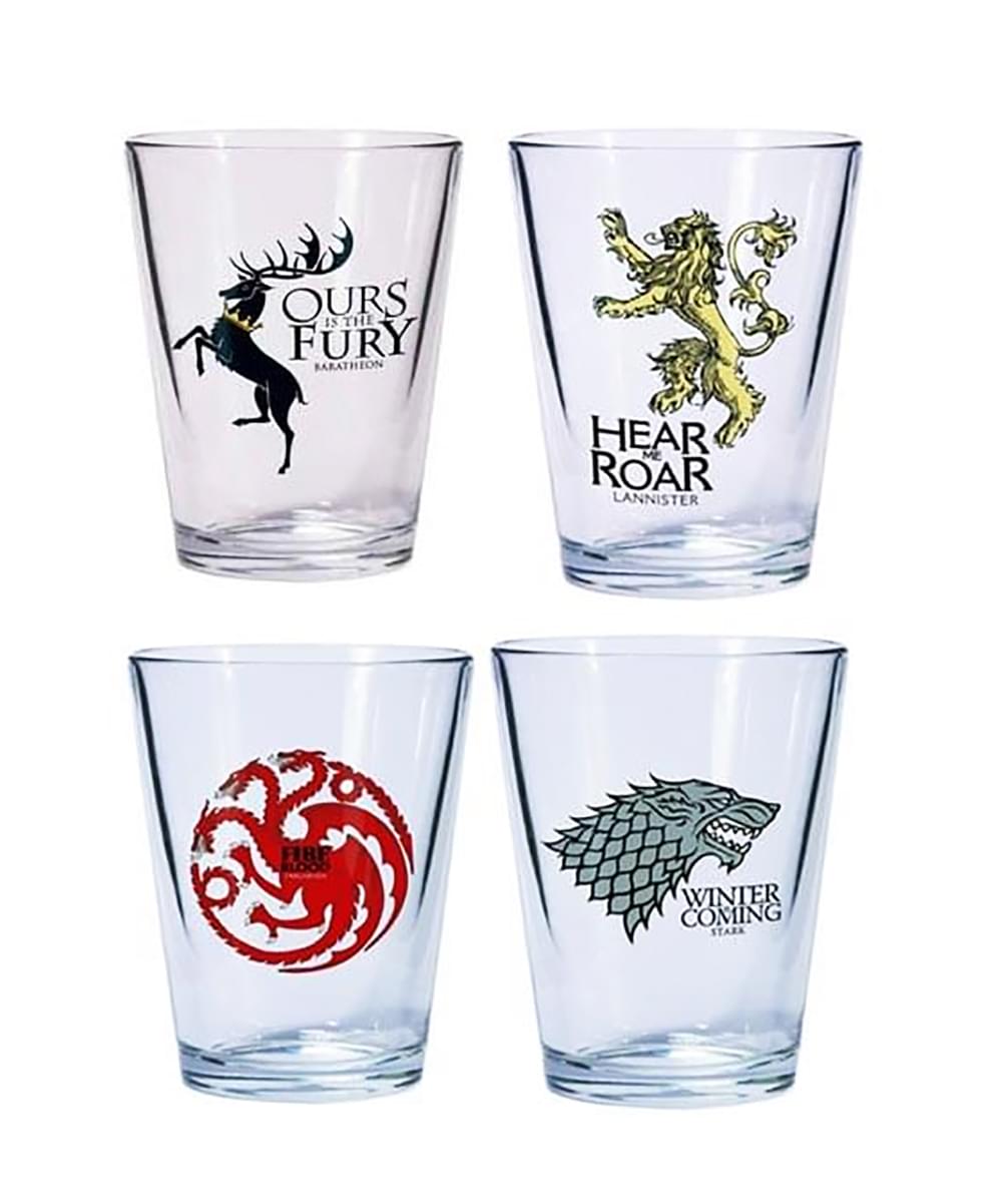 Game Of Thrones Shot Glass Set Of 4