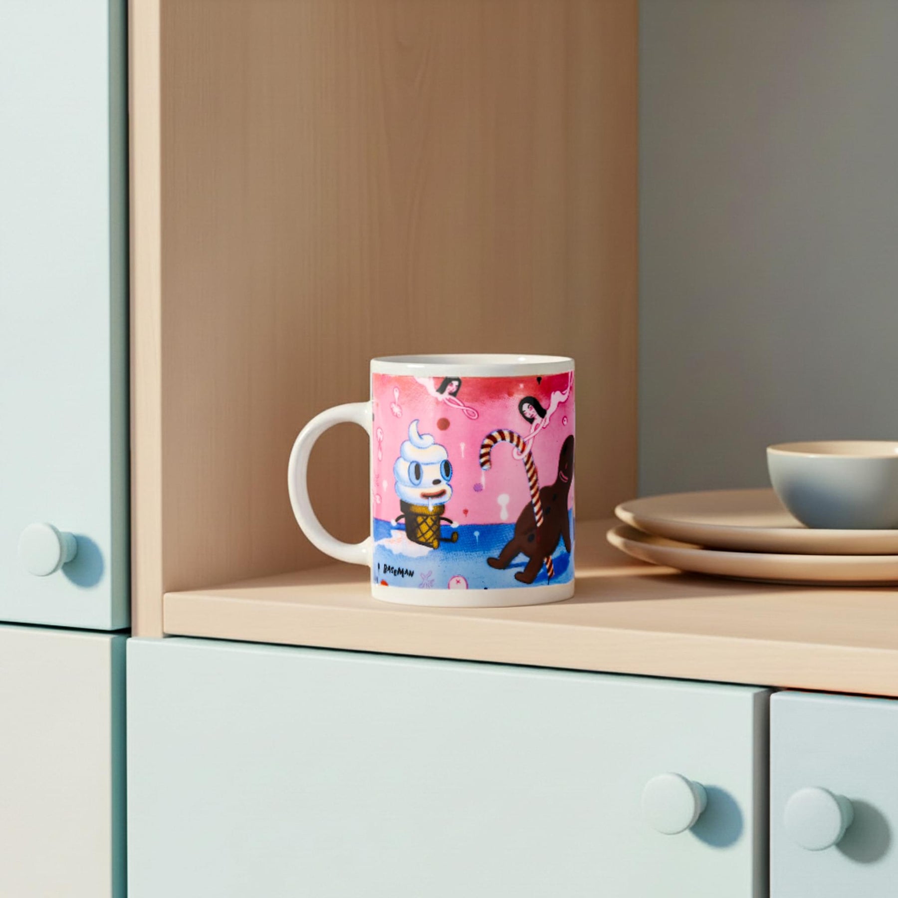 Gary Baseman "The Door Is Always Open" 11oz. Coffee Mug
