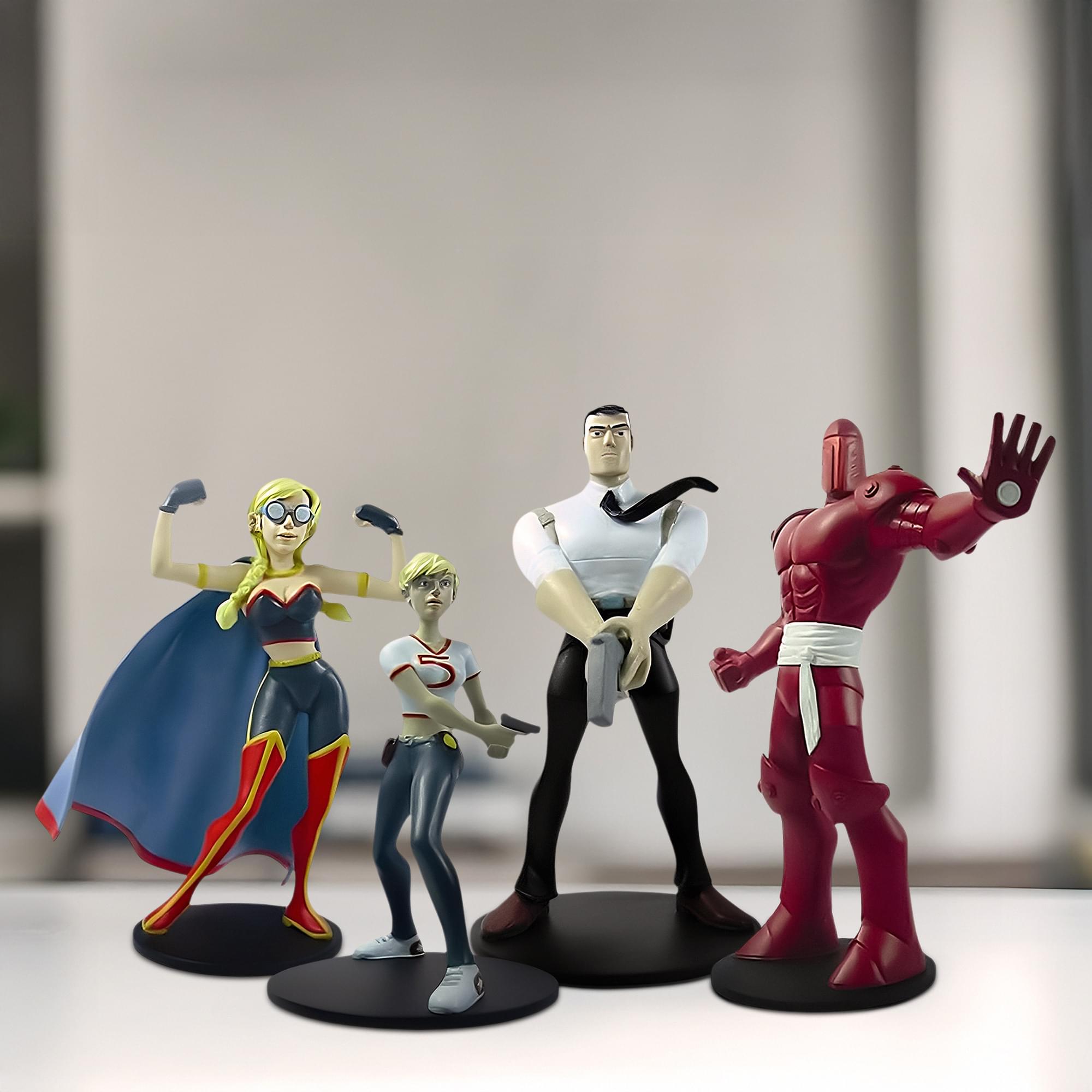 Dark Horse Comics Powers Vinyl Figure 4-Pack Set