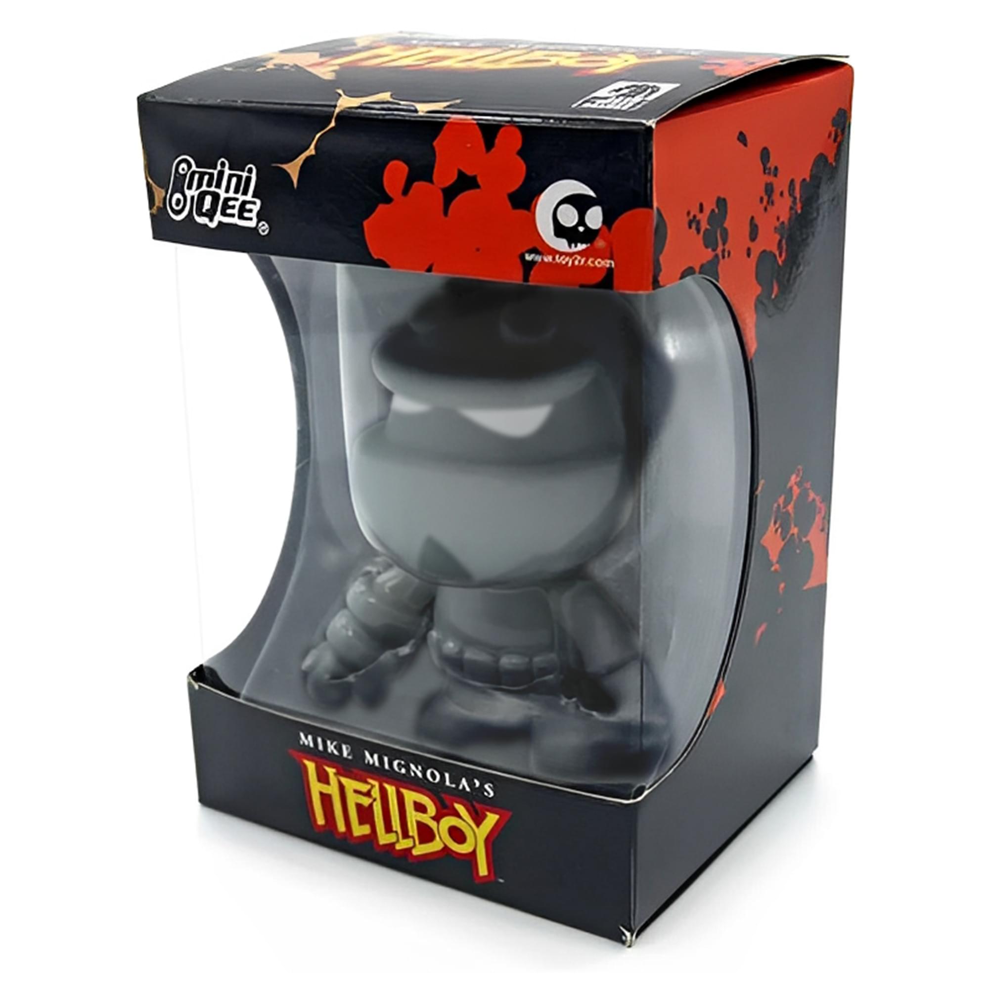 Hellboy 5" Qee Figure Grey Monotone Hellboy