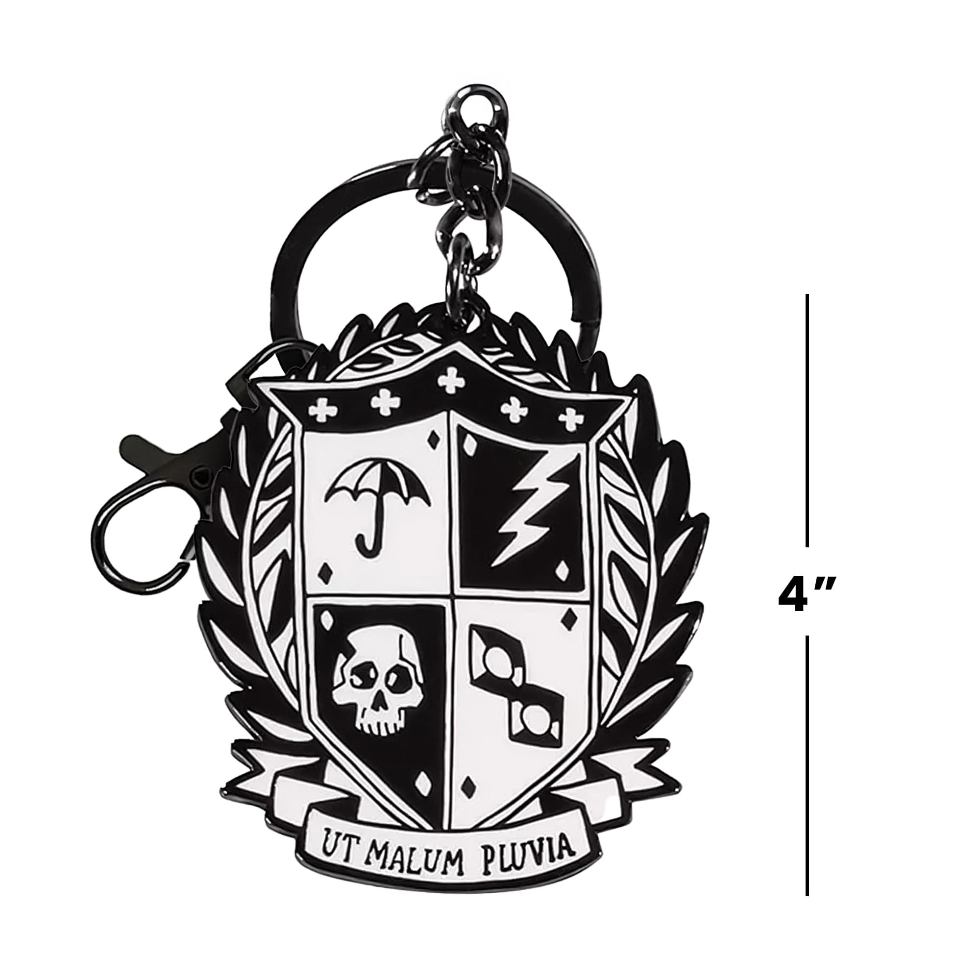 Umbrella Academy School Crest 2 Inch Enamel Keychain