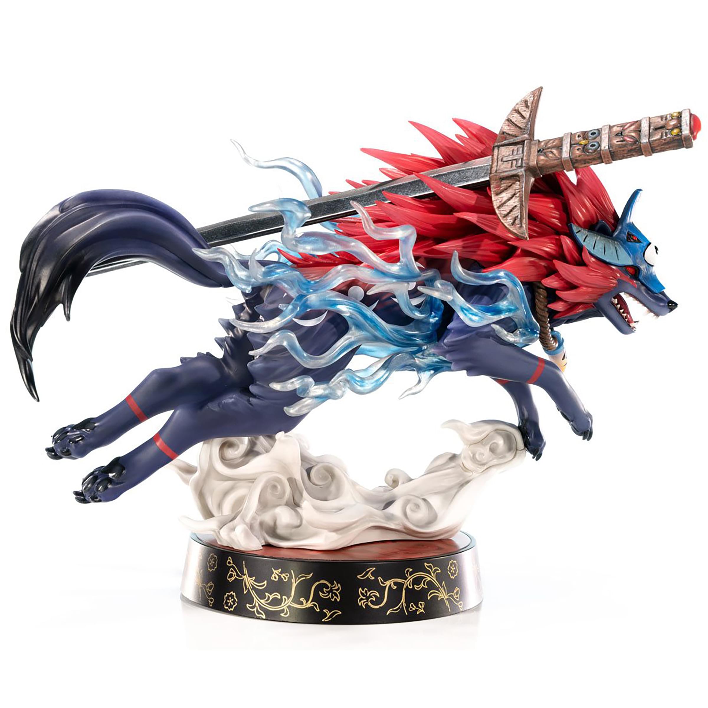 Okami Oki (Wolf Form) 9 Inch PVC Statue | Standard Edition