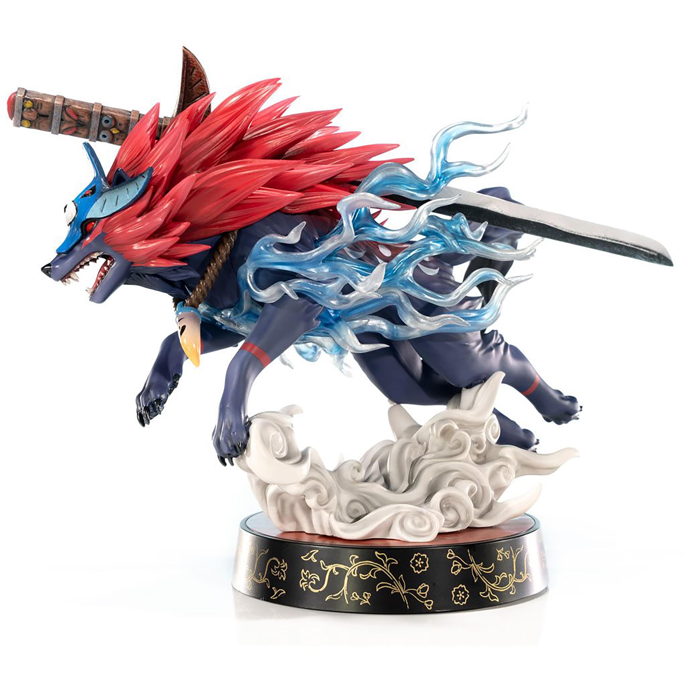 Okami Oki (Wolf Form) 9 Inch PVC Statue | Standard Edition