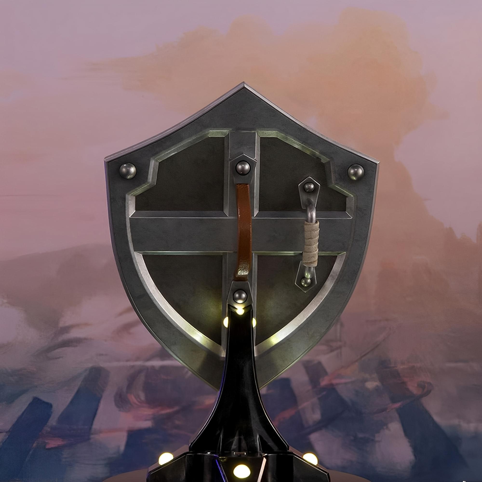 The Legend of Zelda Breath of the Wild Hylian Shield Statue | Collector Edition