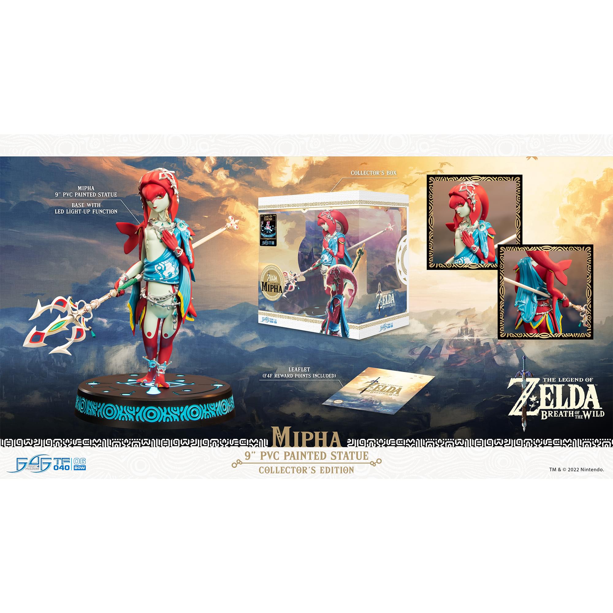 Legend of Zelda Breath Of The Wild Mipha 8 Inch PVC Statue (Collector's Edition)