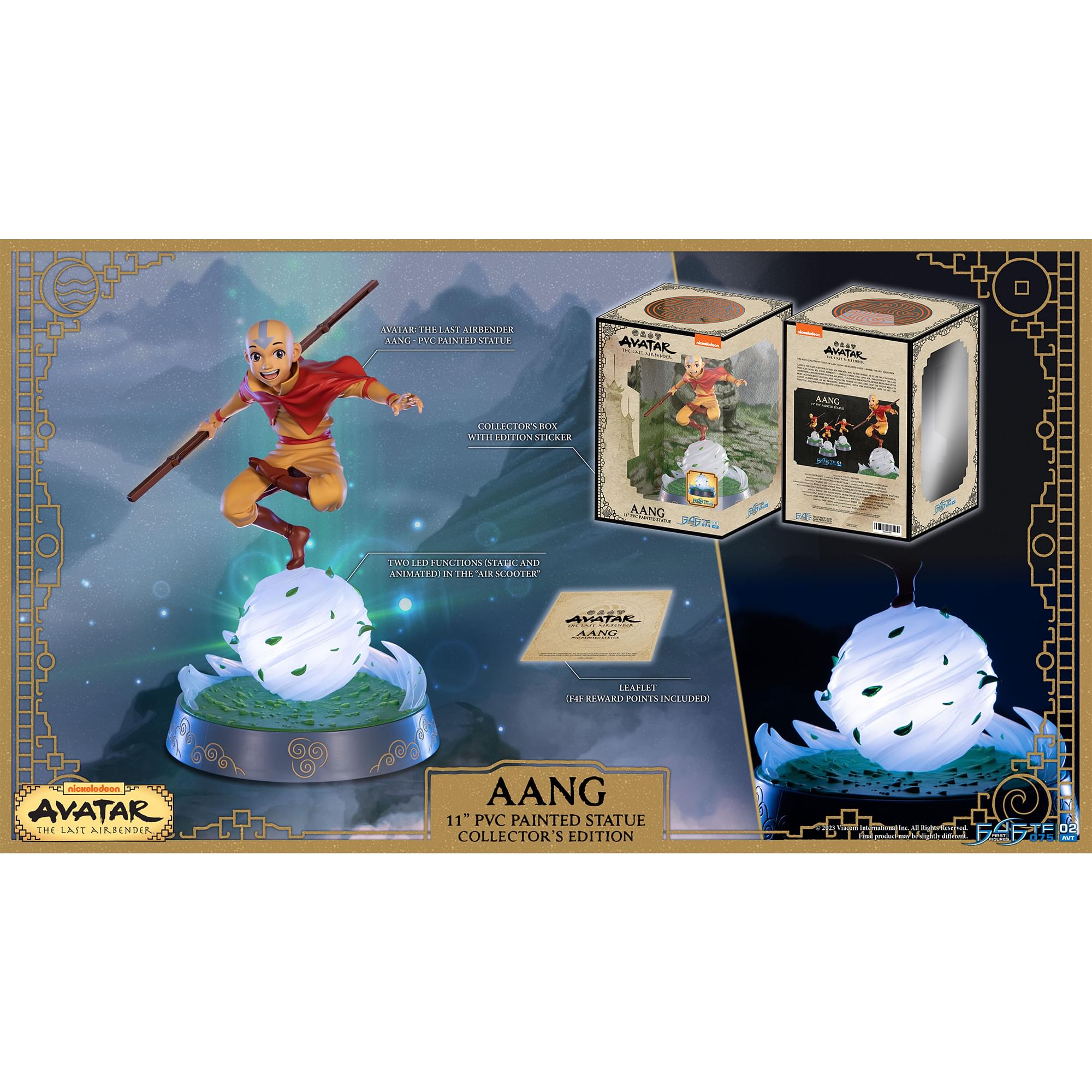 Avatar: The Last Airbender Aang 11 Inch PVC Statue (Collector's Edition)