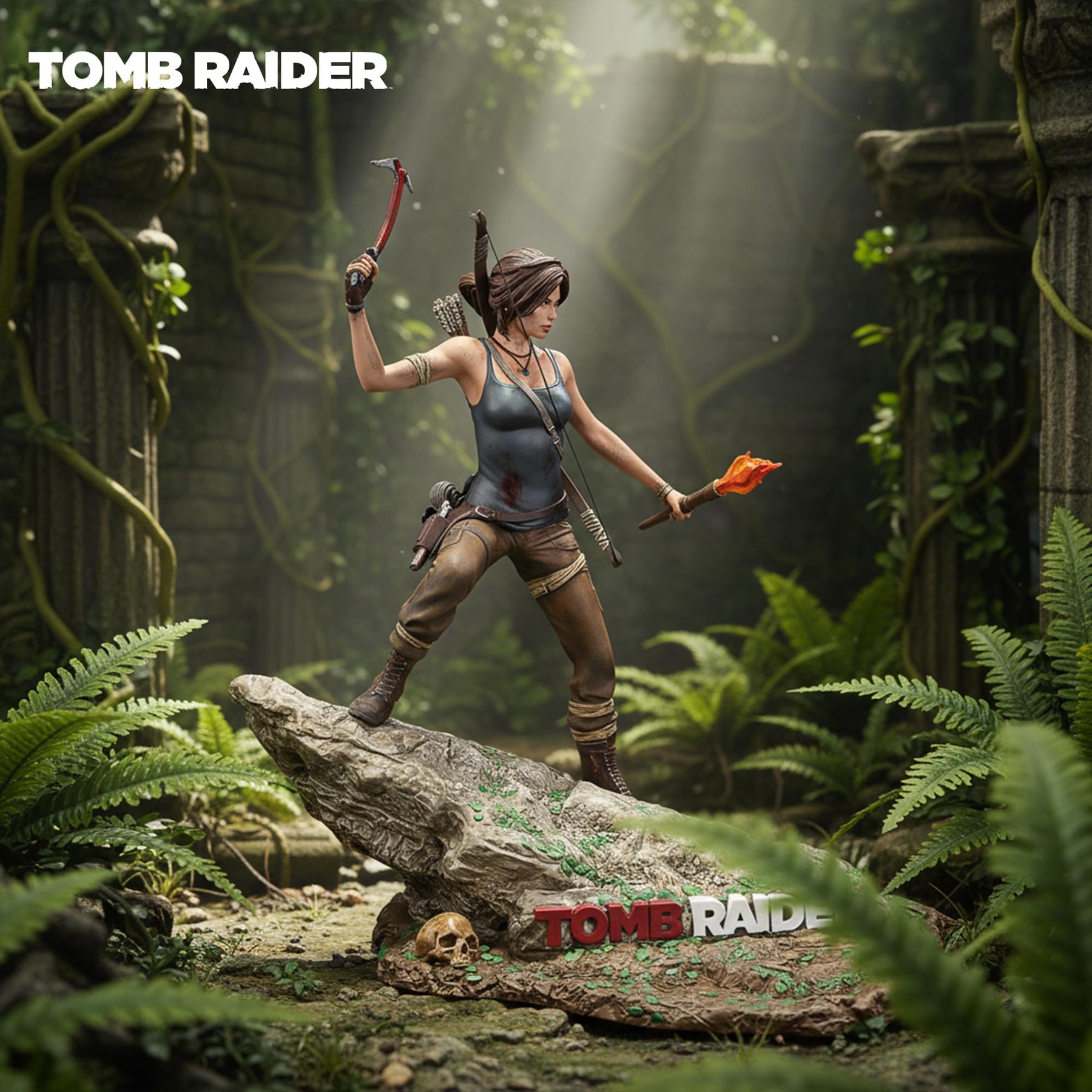 Tomb Raider Lara Croft (Survivor Era) 11 Inch PVC Statue
