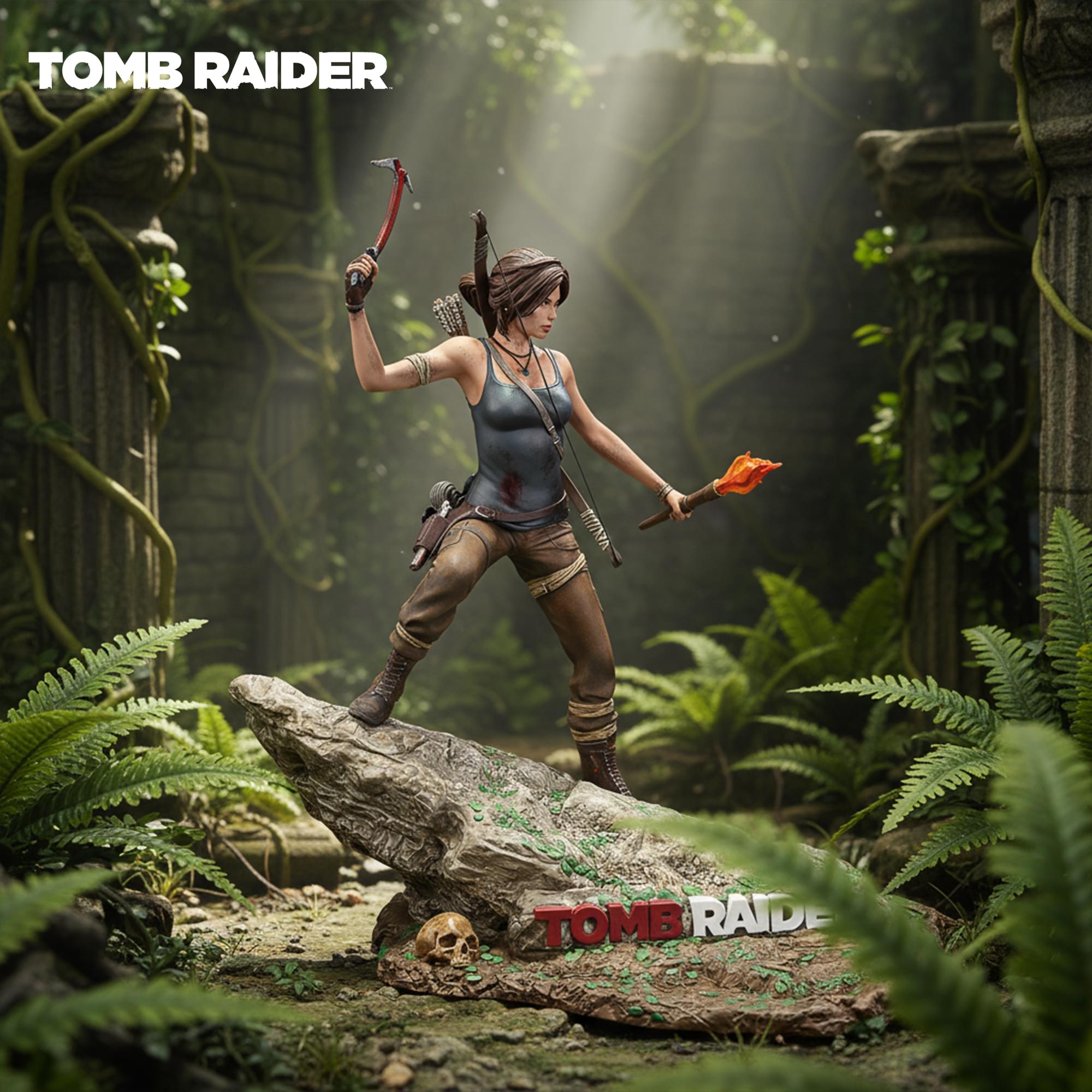 Tomb Raider Lara Croft (Survivor Era) 11 Inch PVC Statue