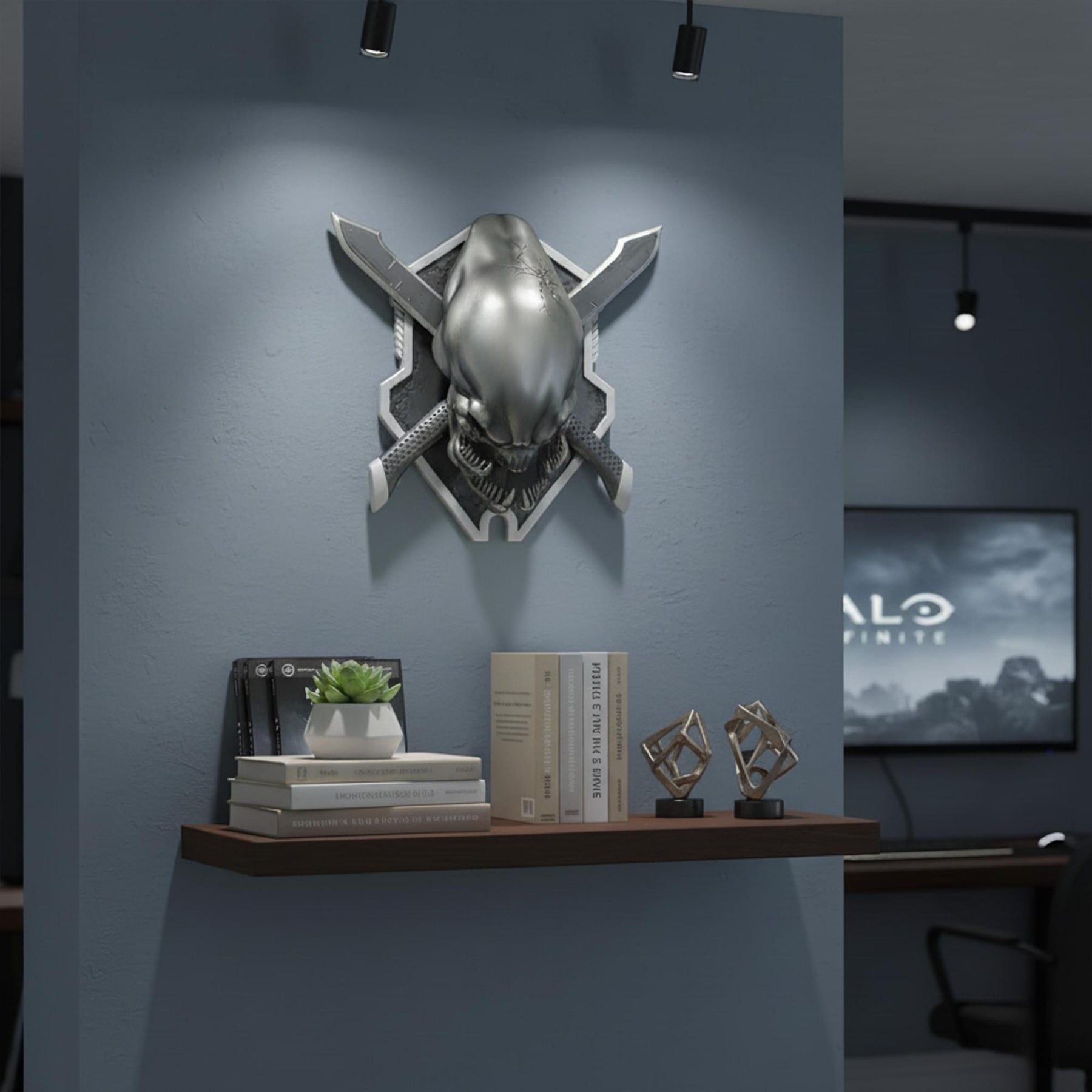 Halo Legendary Icon  Wall Mount | Grunt Edition