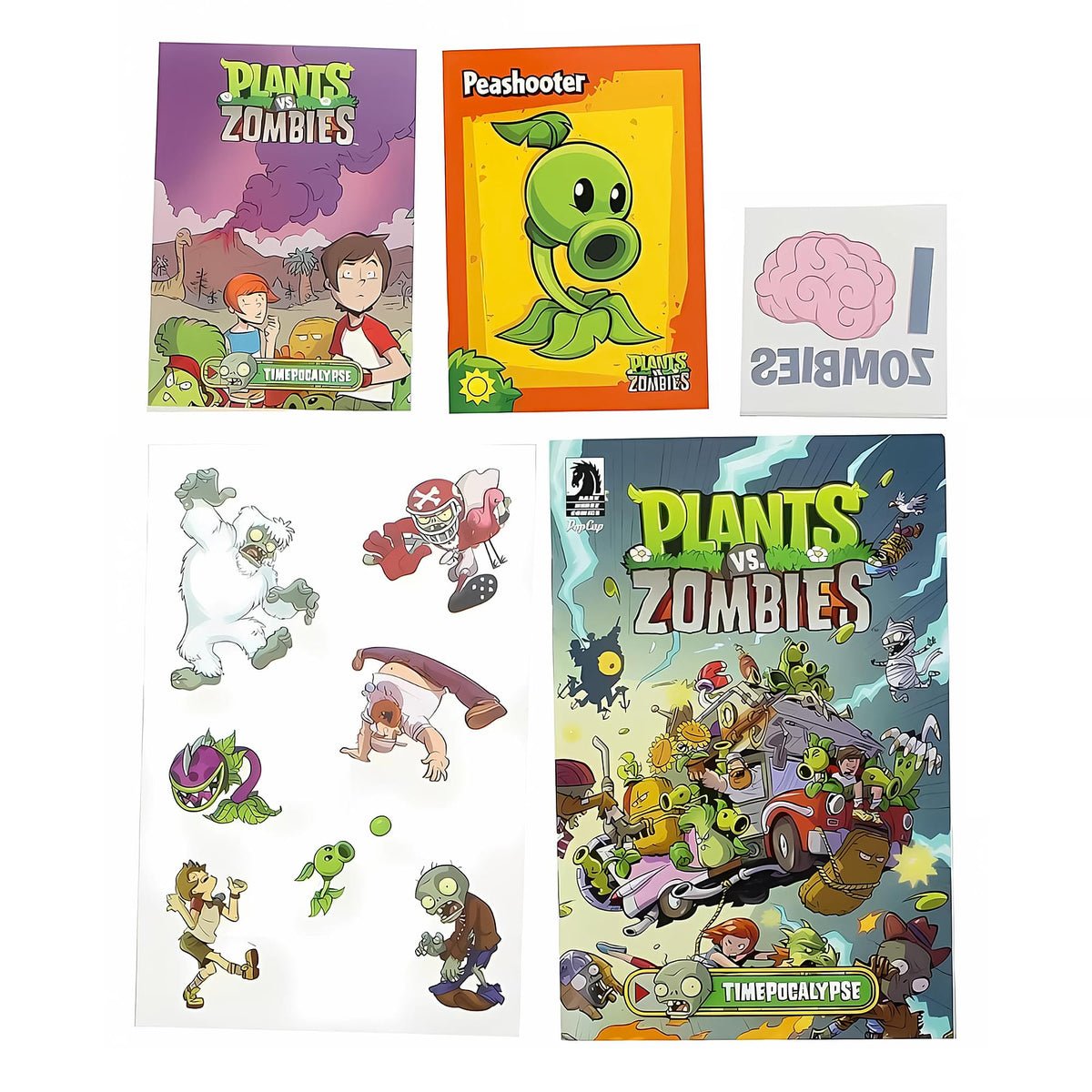 Plants vs Zombies Minicomic Set | Free Shipping