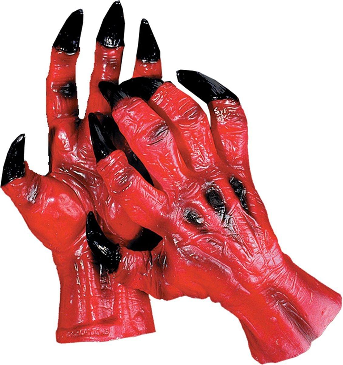Devil Hands Costume Gloves | Free Shipping