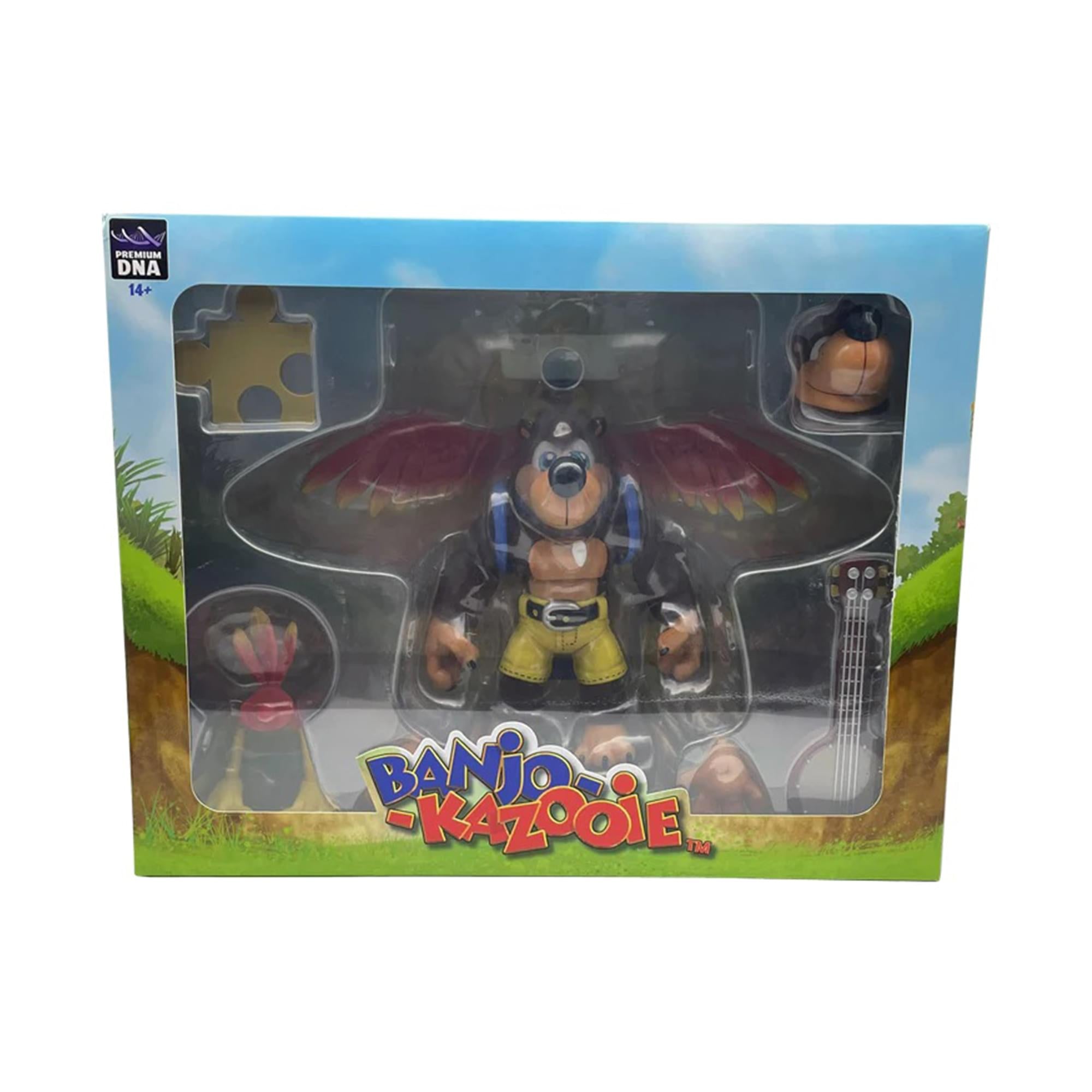 Banjo-Kazooie Flocked Banjo and Kazooie Action Figure 2-Pack | Limited Edition